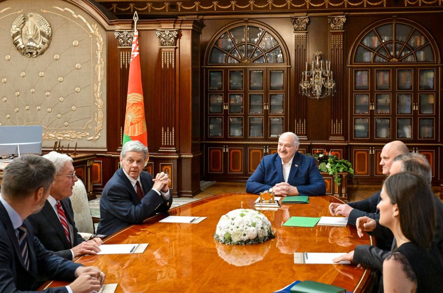 From "The Insider": Servant of two masters: Belarusian dictator Alexander Lukashenko is once again being courted by the West