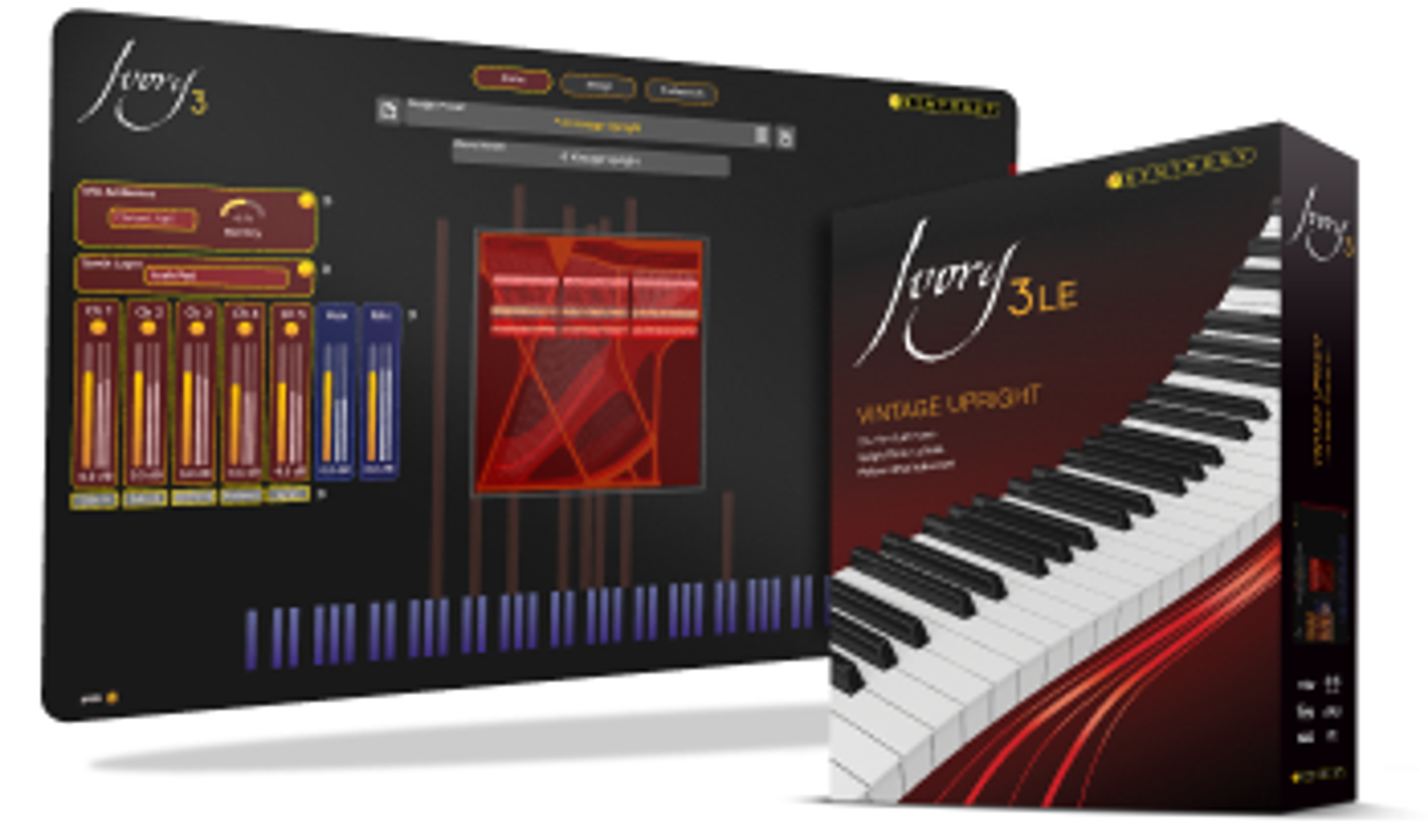 Ivory 3 LE Vintage Uprights Virtual Instrument