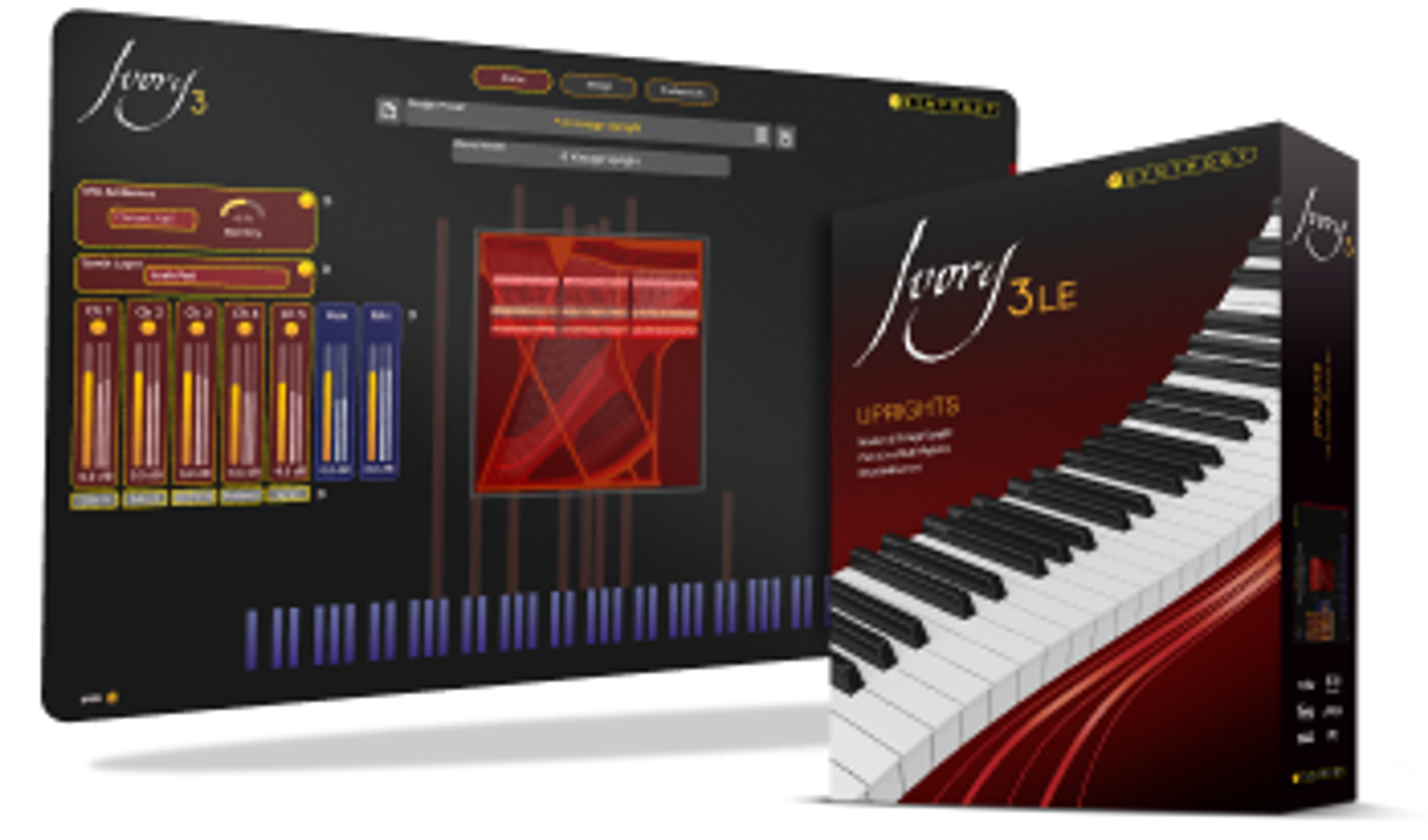 Ivory 3 LE Uprights Modern & Vintage Virtual Instrument