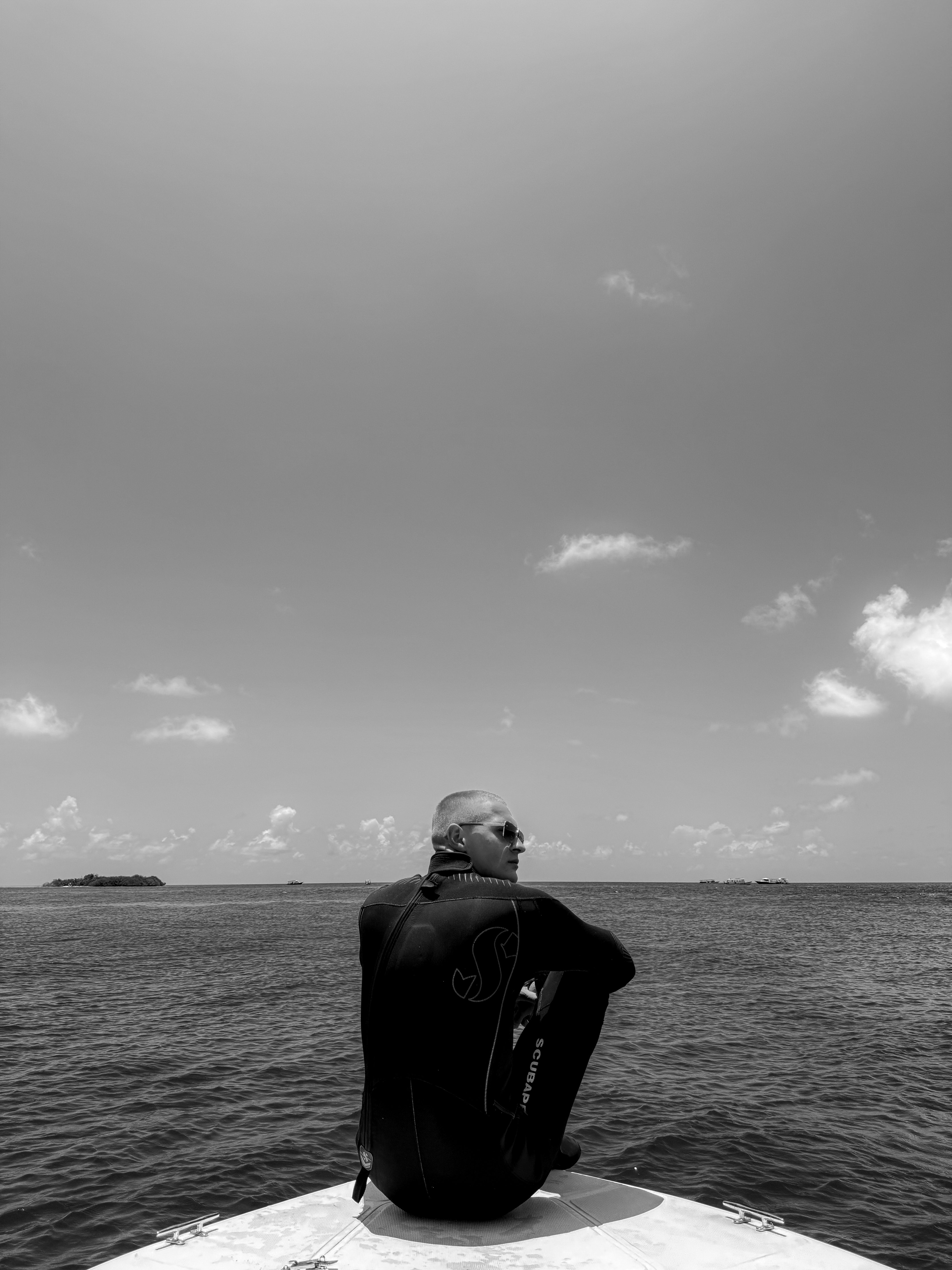 paul sittin in the morning sun