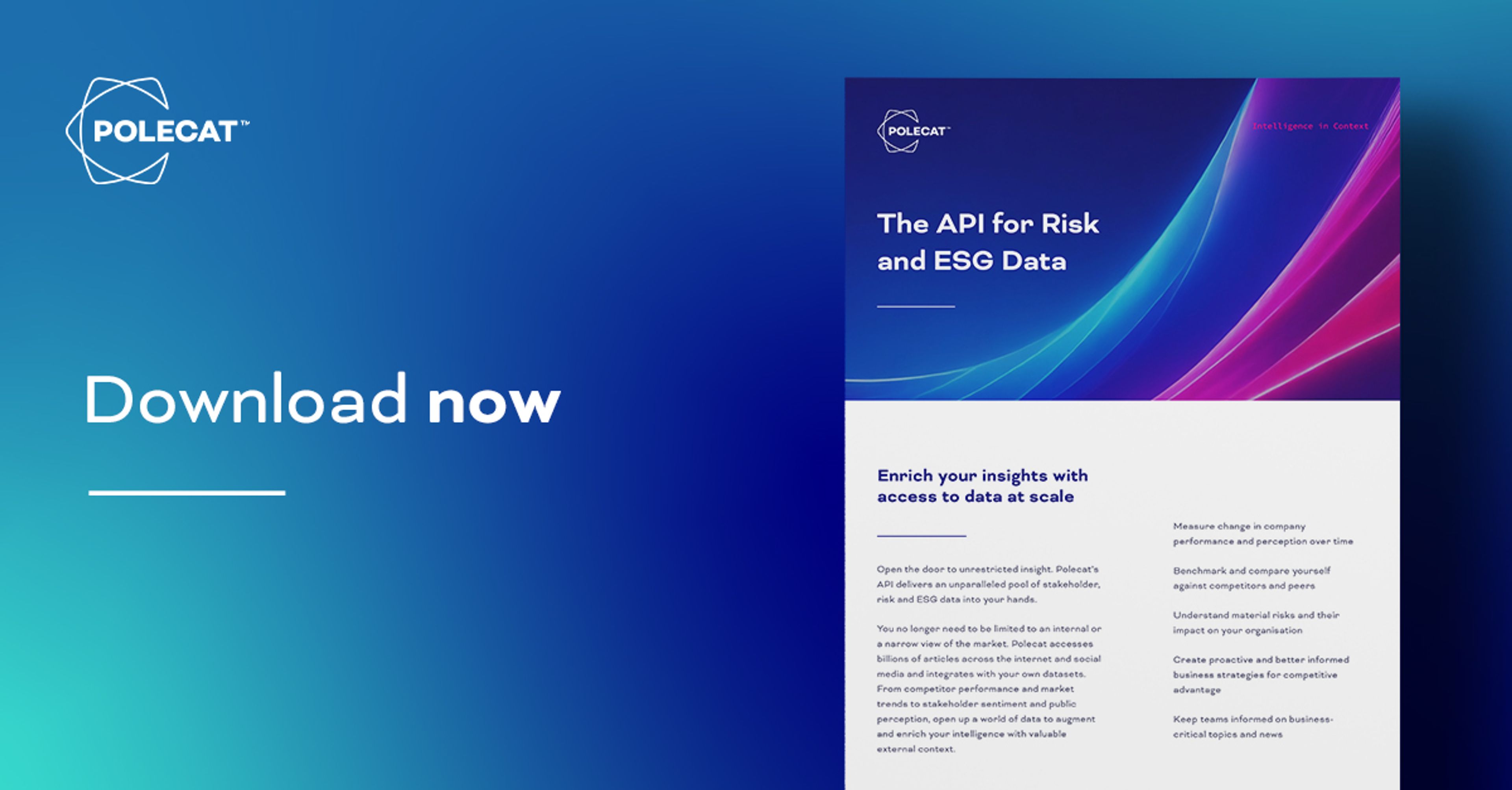 Polecat API for Risk and ESG data