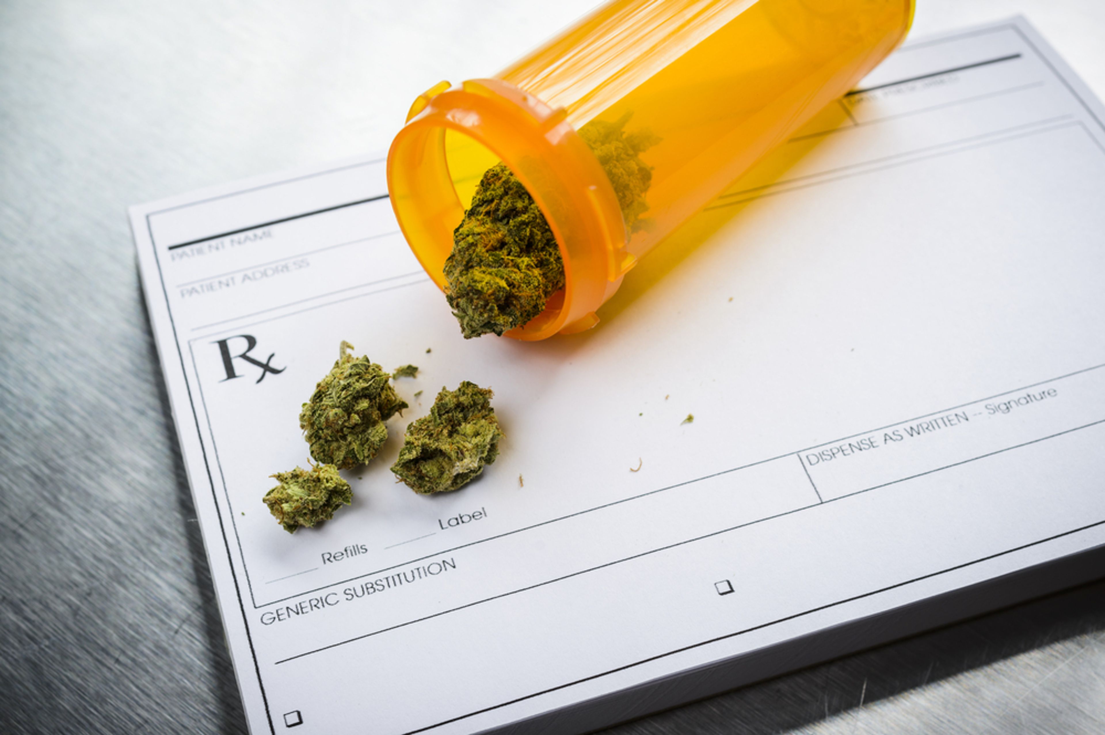 A photo of some prescription marijuana