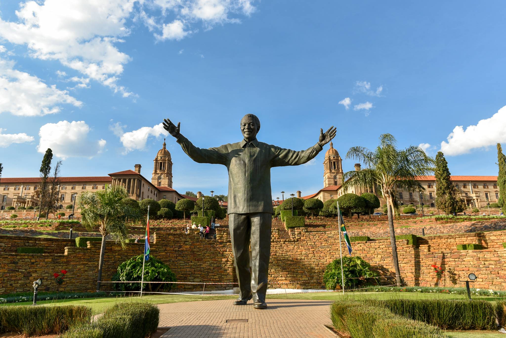 statua di nelson mandela a pretoria