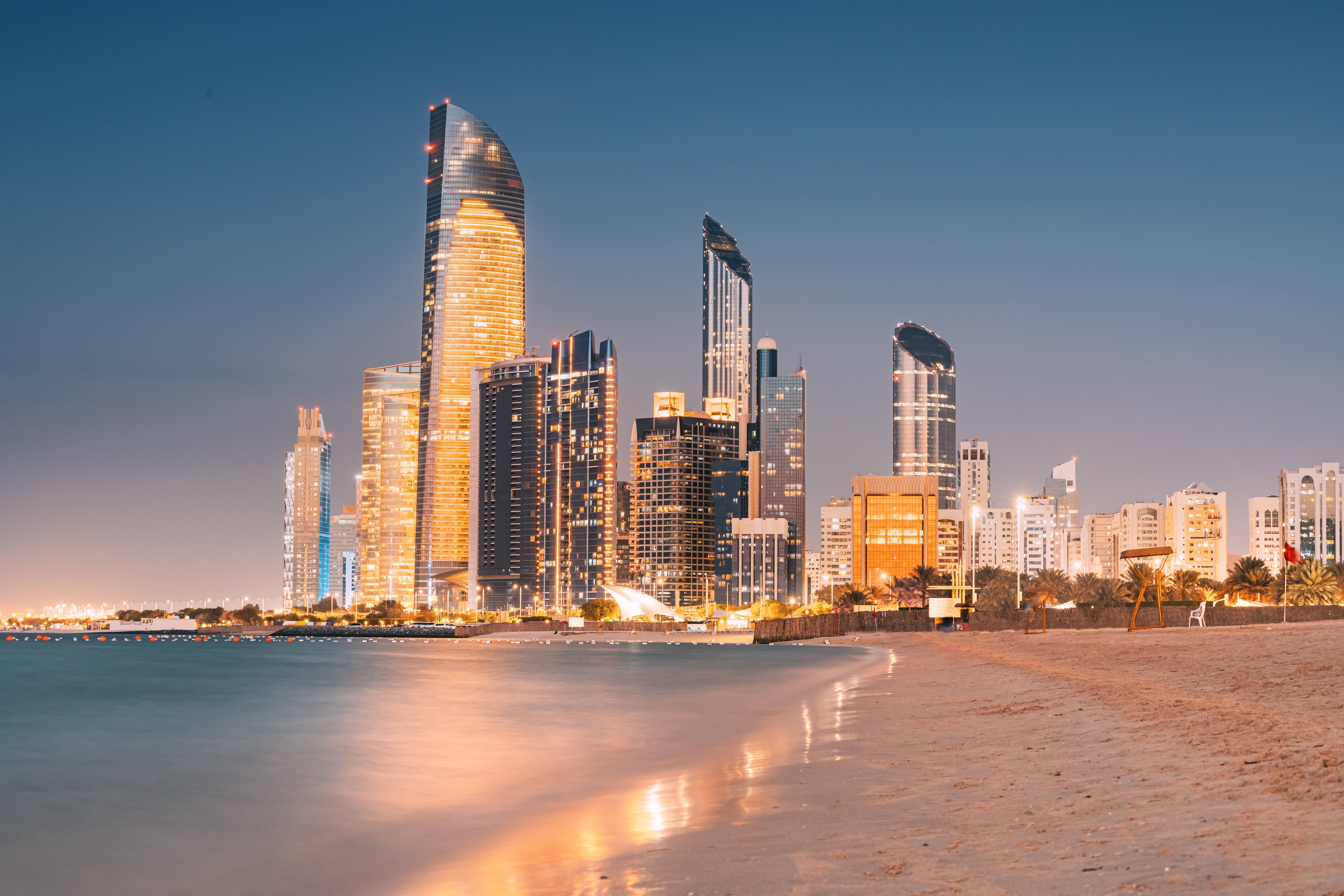 panorama di abu dhabi