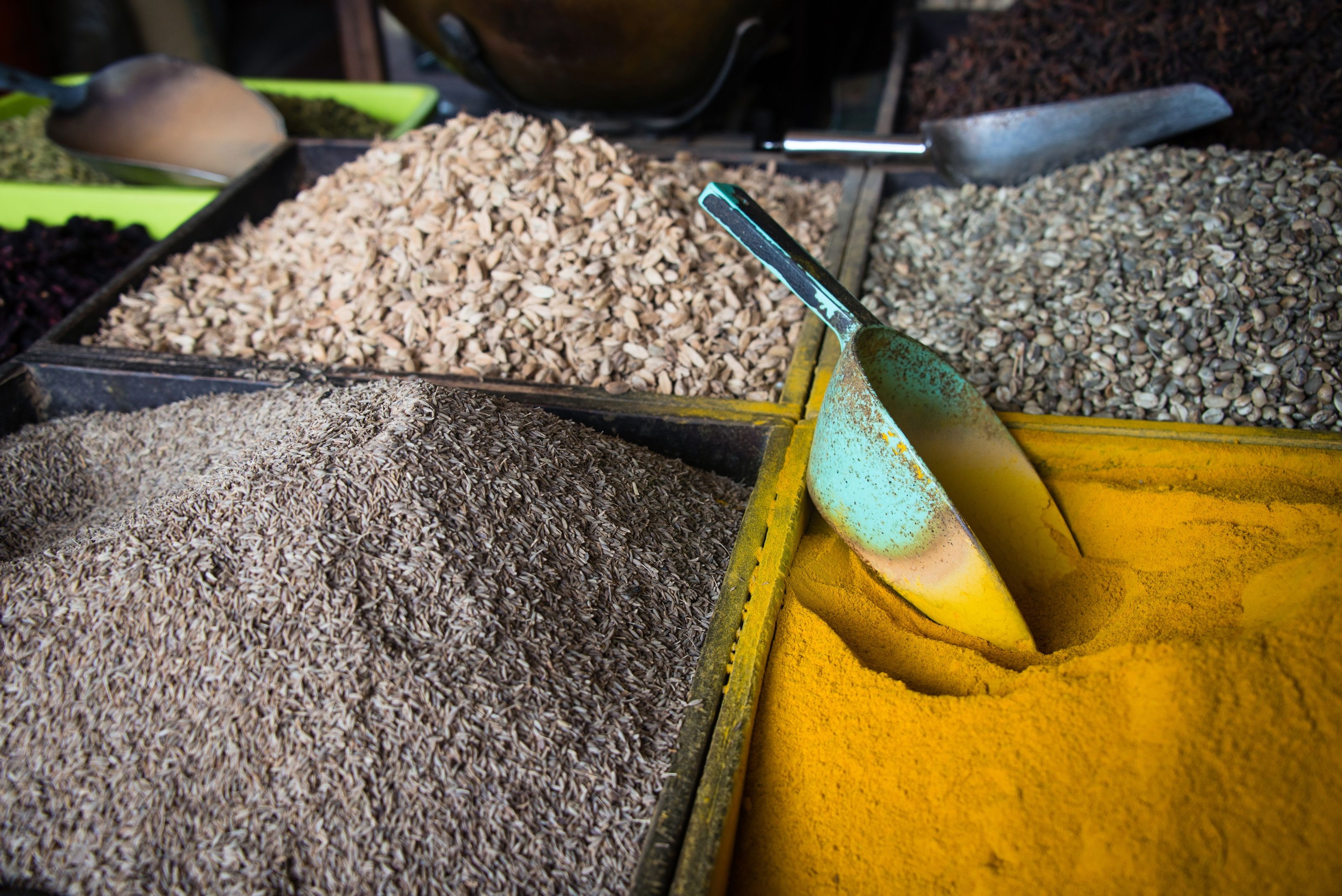 spices in Stone Town in Tanzania