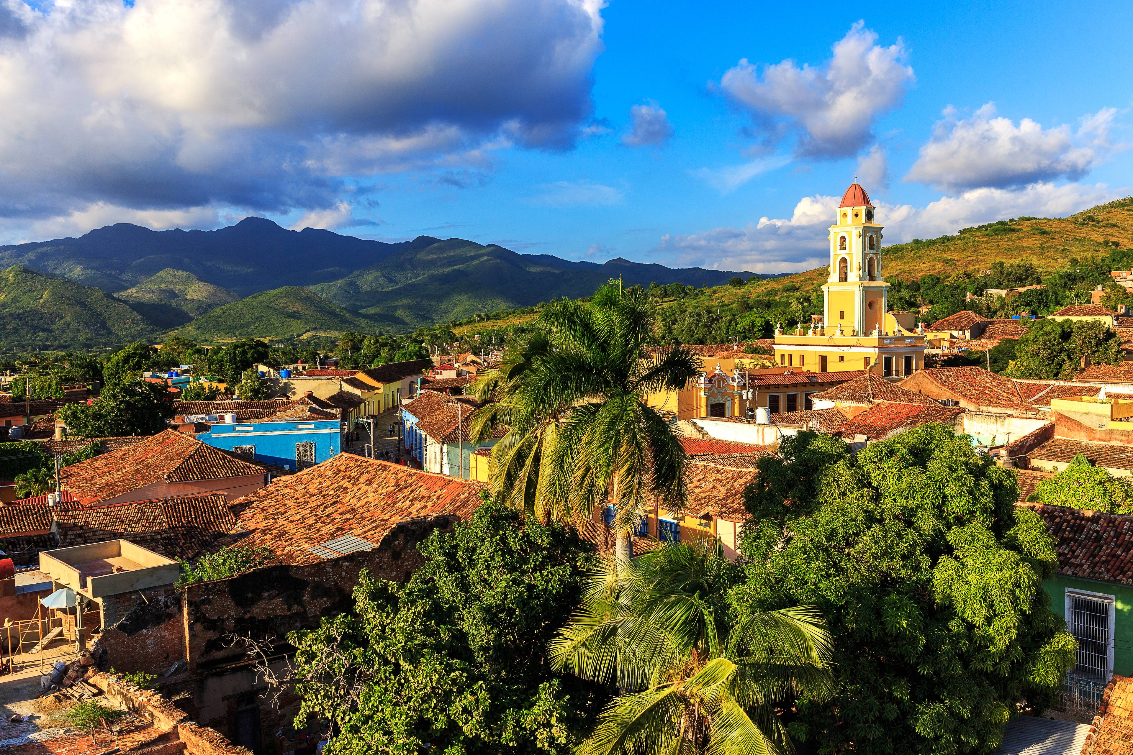 panoramica dall alto di trinidad cuba