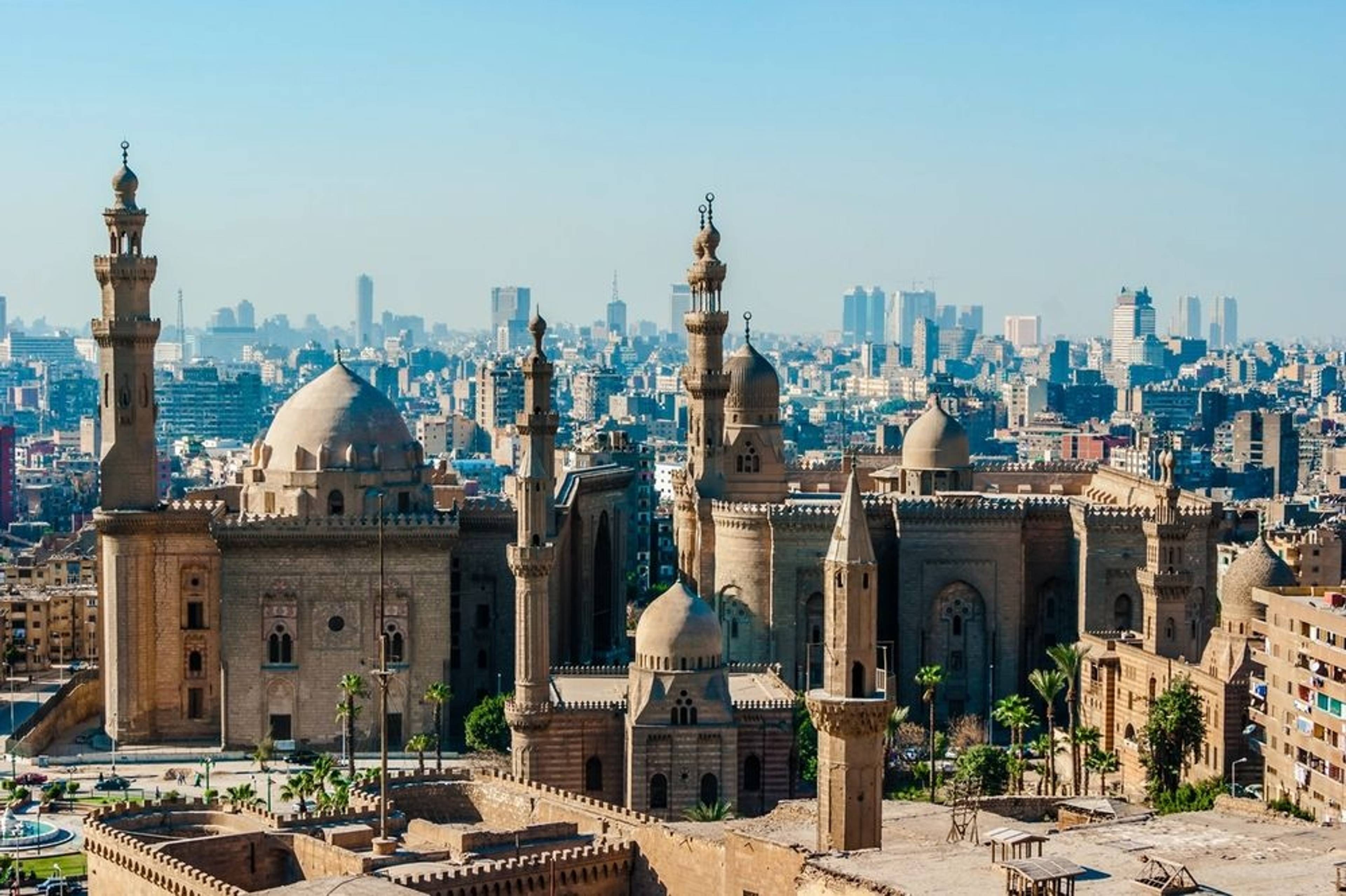 Foto panoramica de Il Cairo