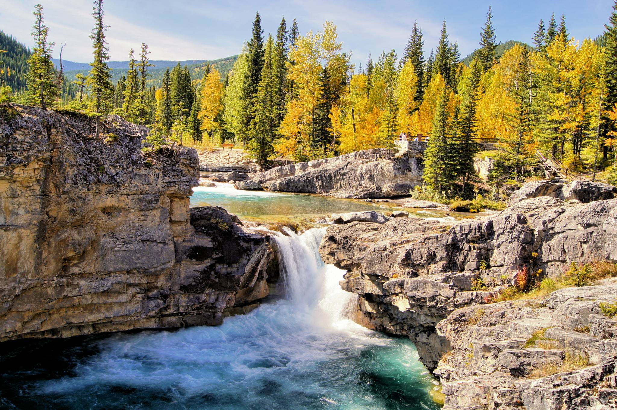 cascata kananaskis country canada