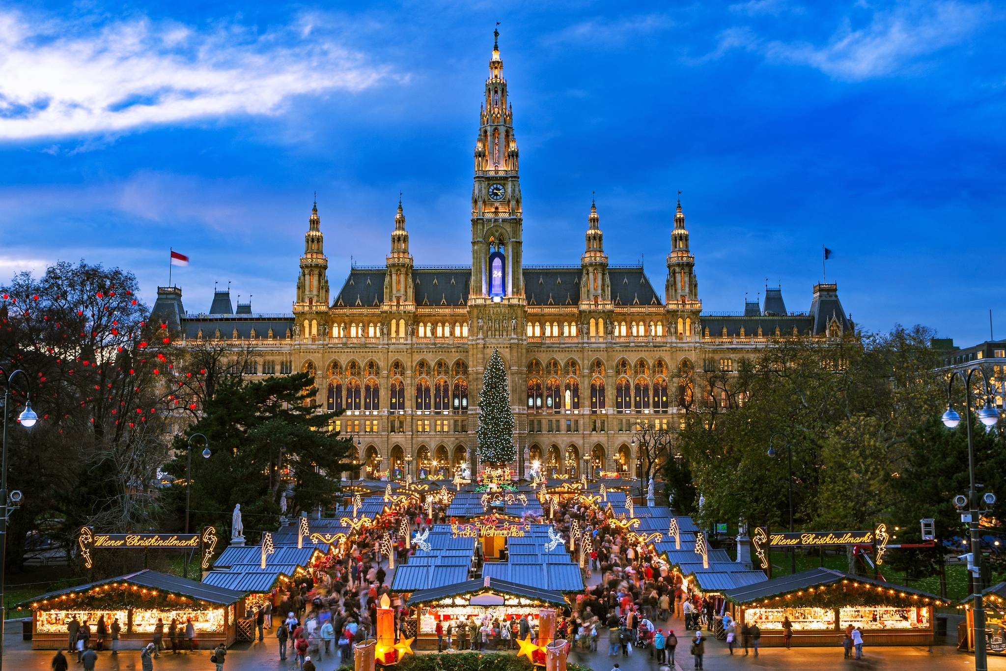 mercatino di natale di rathausplatz