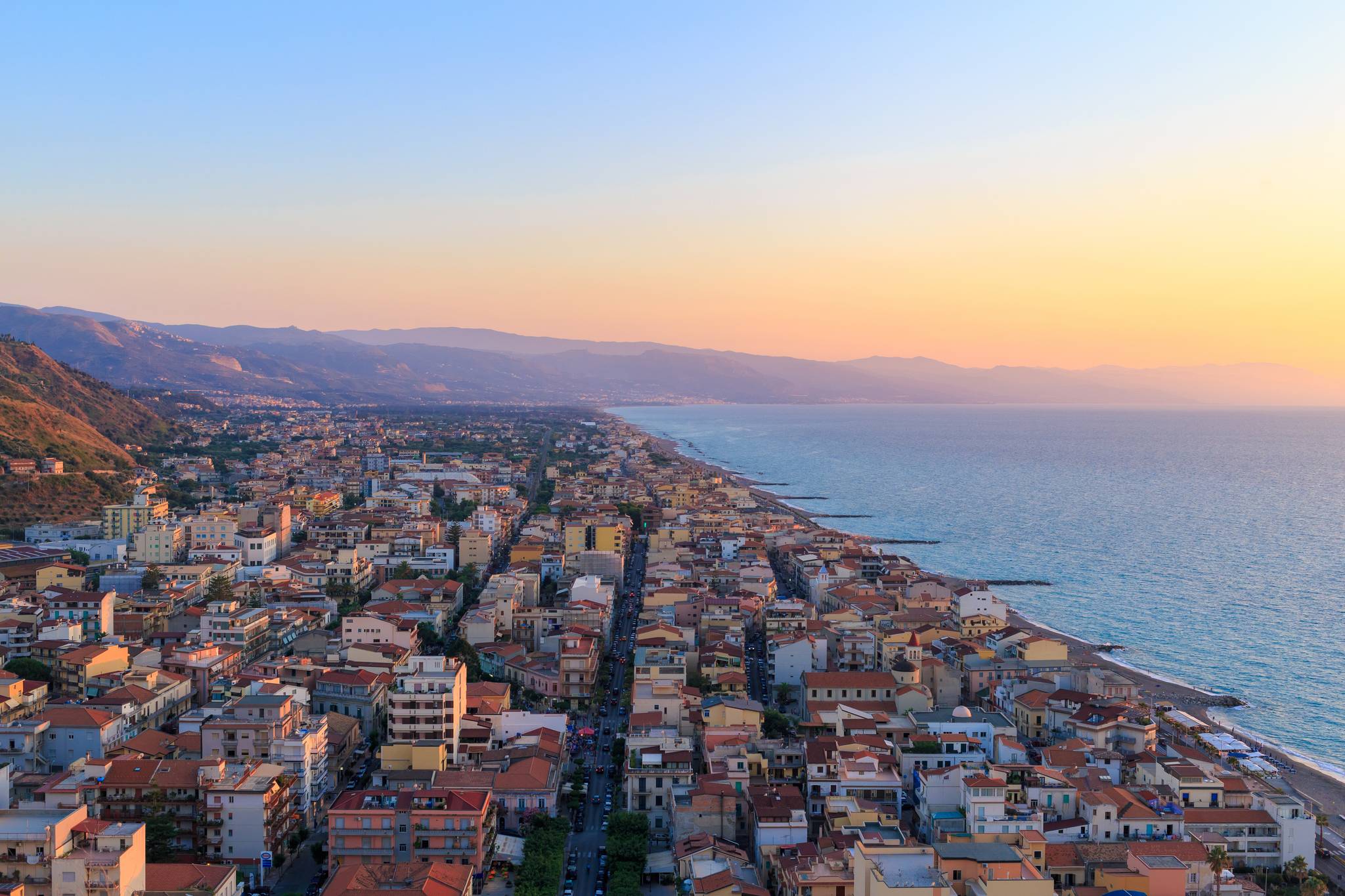 capo d orlando al tramonto