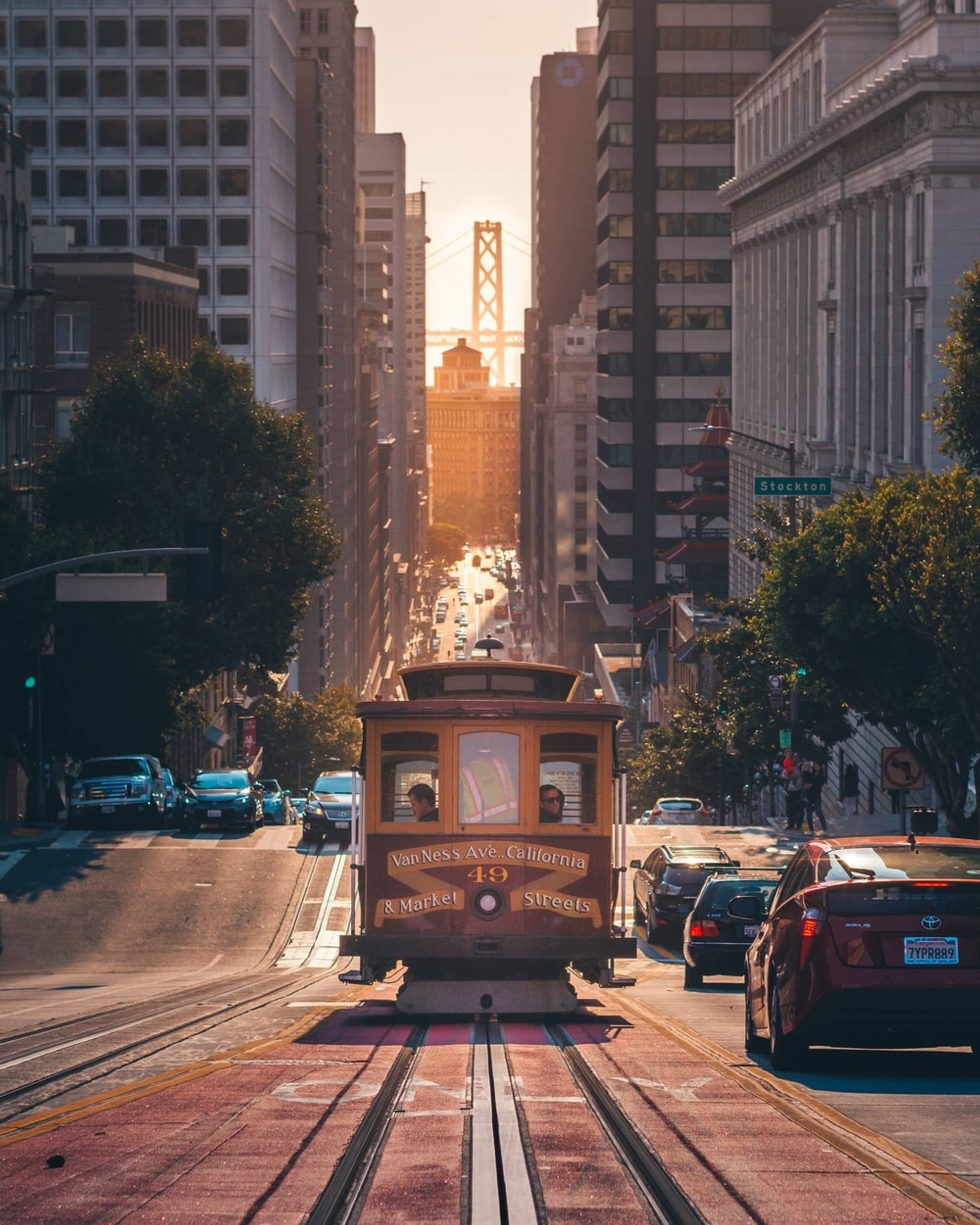 Tram a rotaie a Los Angeles