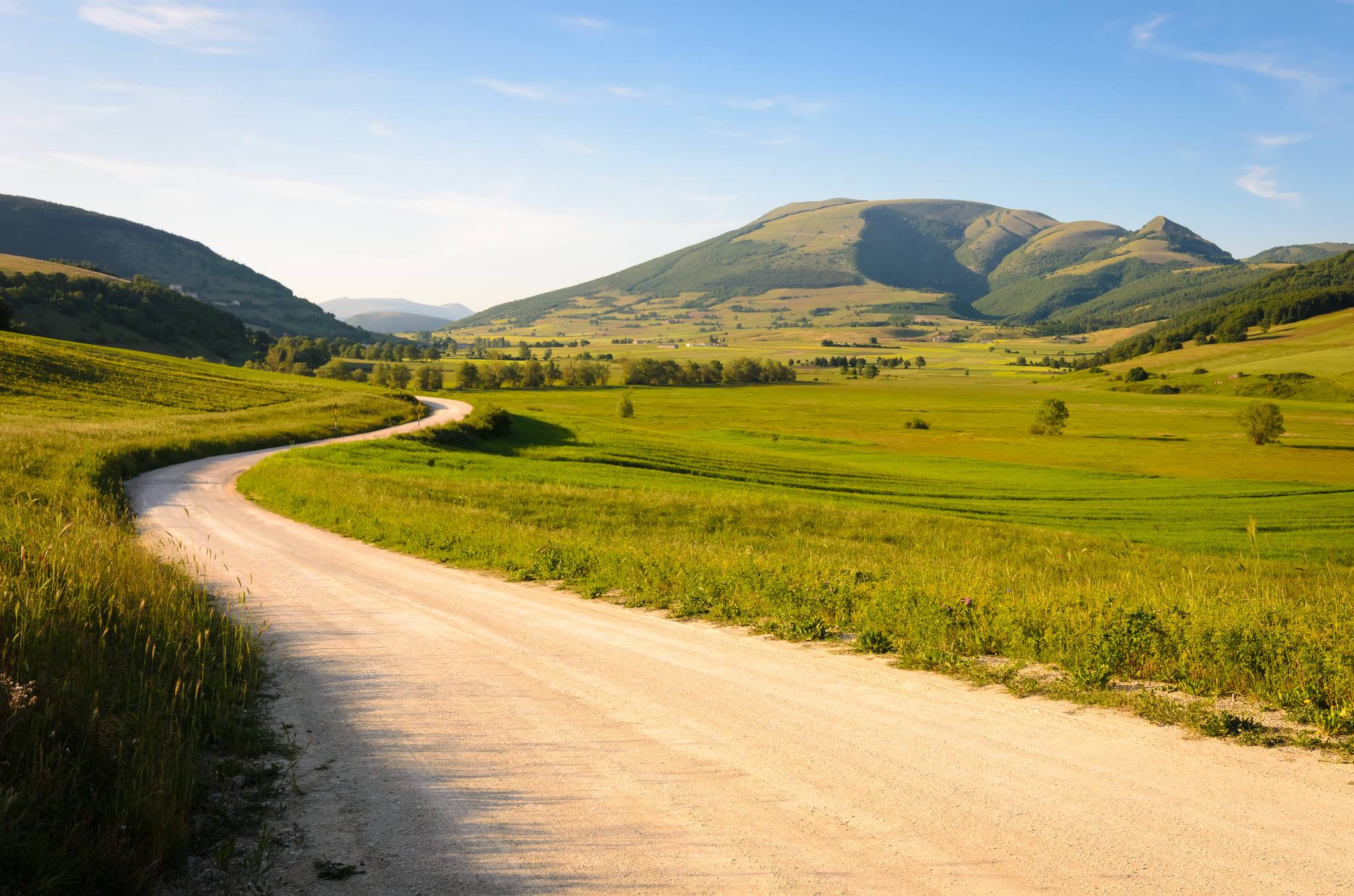 itinerario trekking nel parco naturale regionale di colfiorito in umbria