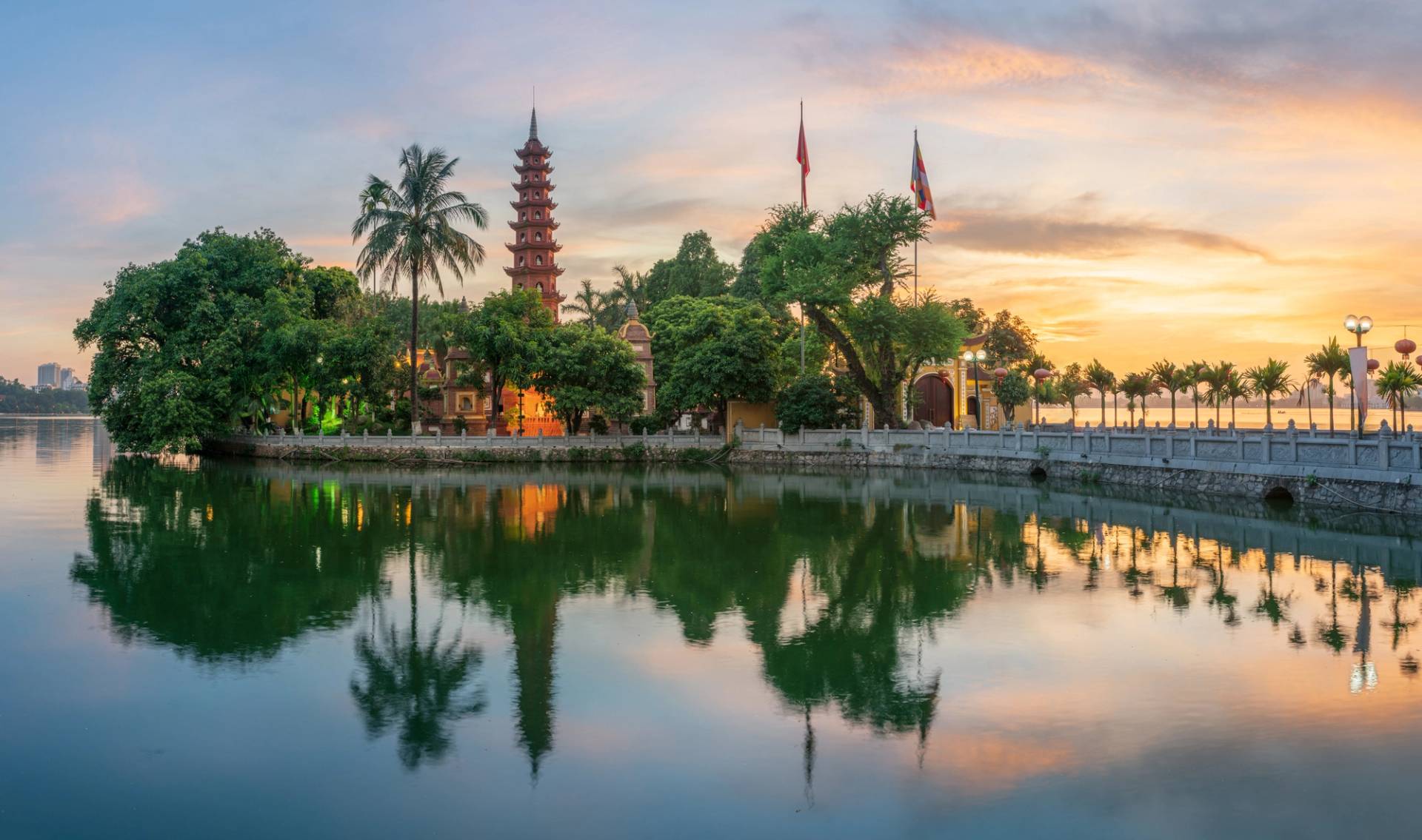 Hanoi sunset
