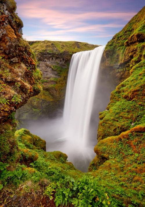 Skogafoss waterfall iceland