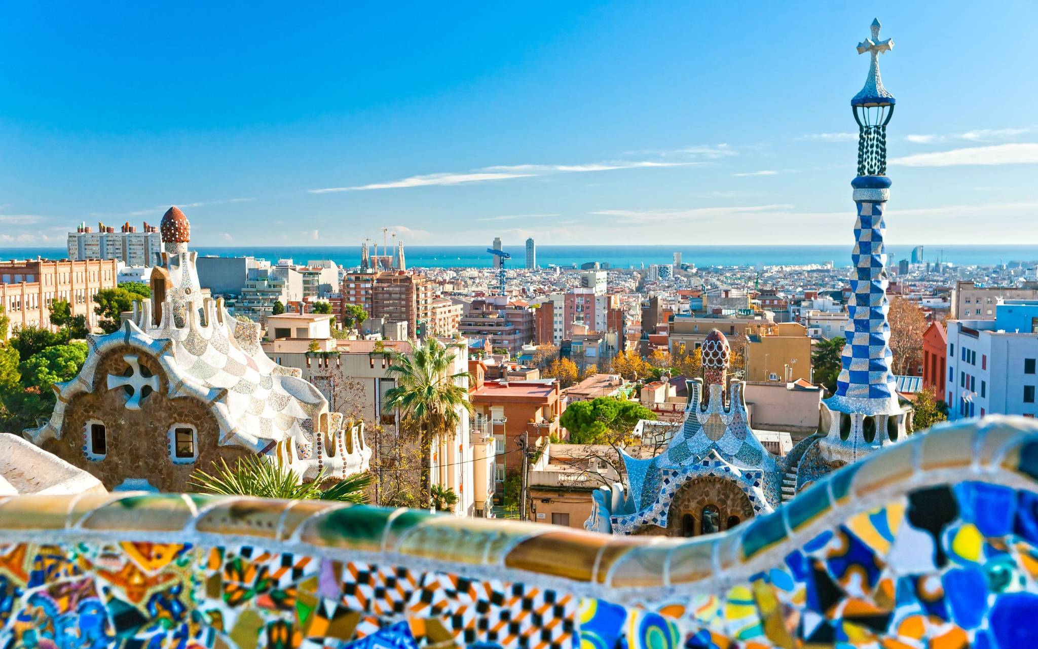 parc guell barcellona spagna