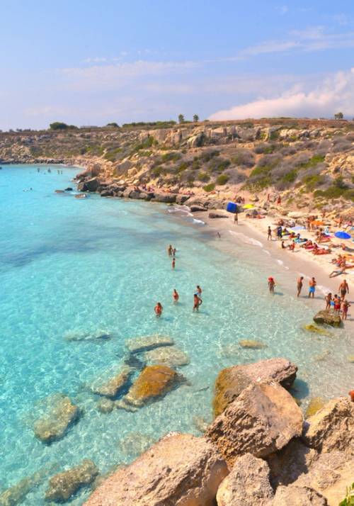 spiaggia e mare favignana