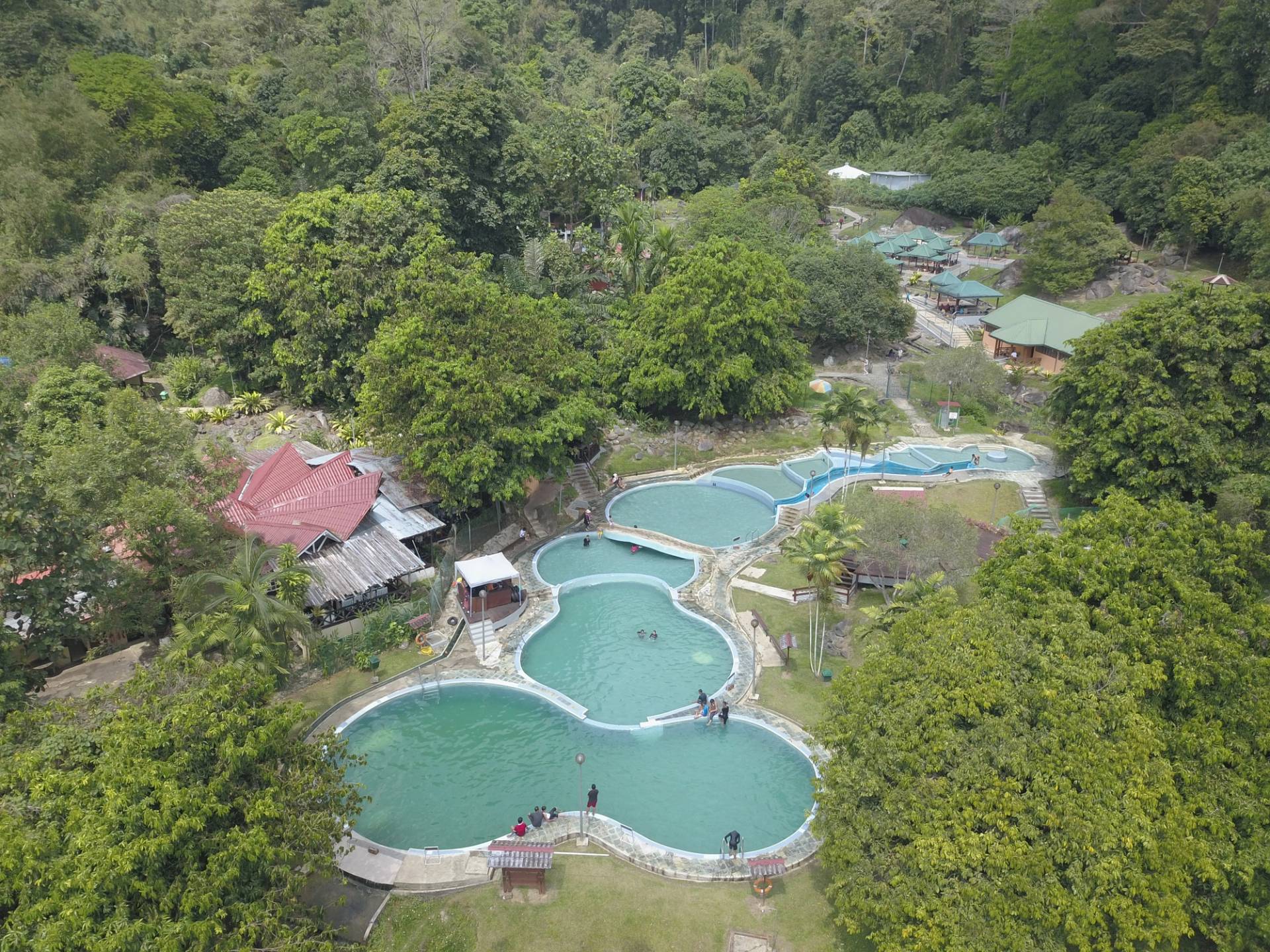 Poring hot springs