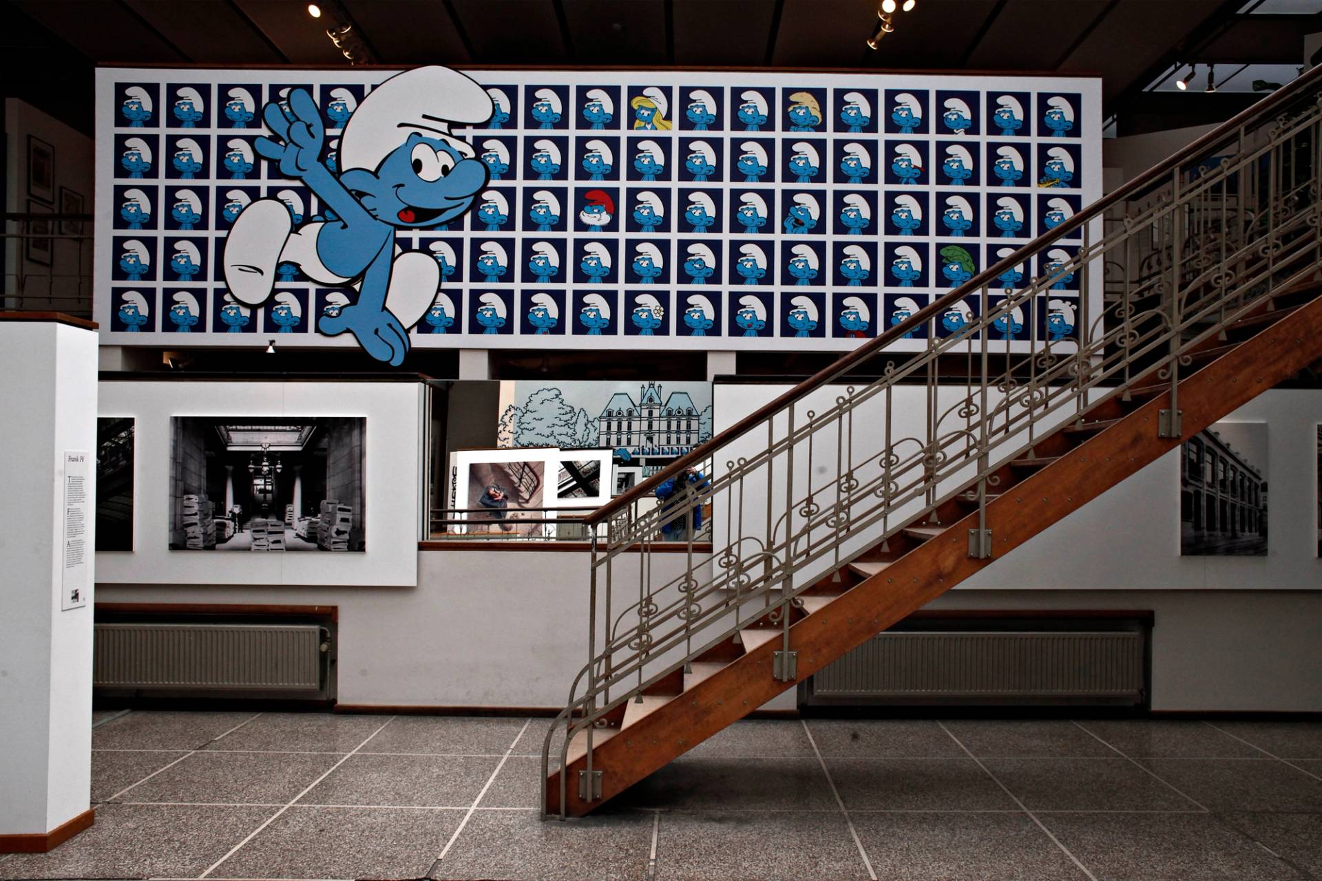 sala puffi museo del fumetto bruxelles