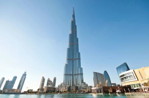 Vista panoramica del Burj Khalifa