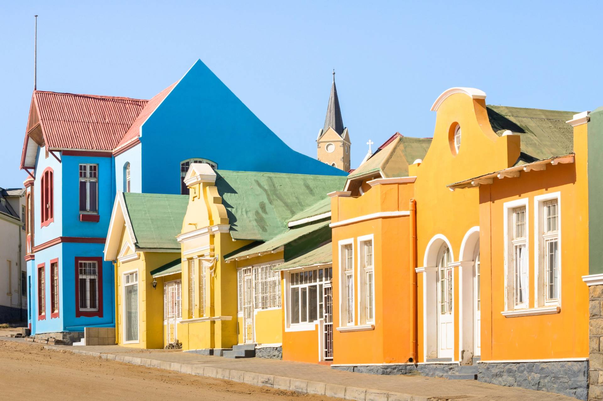 colorful houses