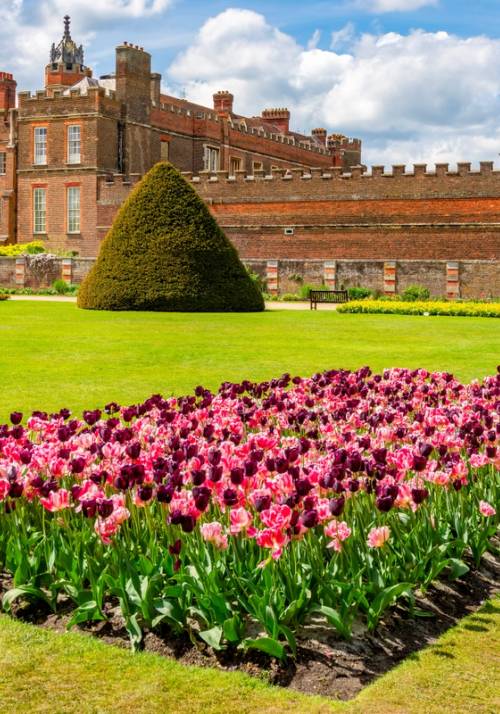 garden in piccolomini palace pienza