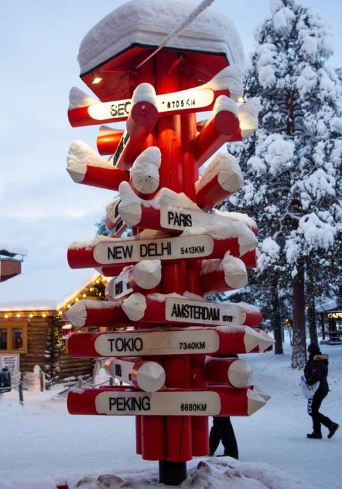 villaggio di babbo natale rovaniemi