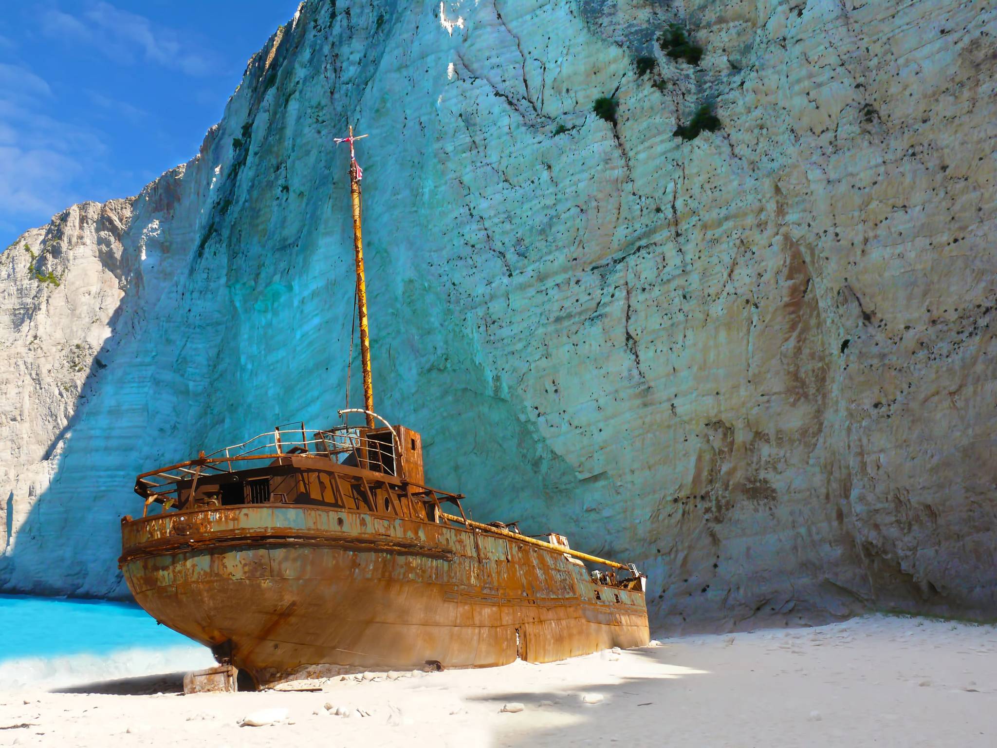 relitto a navagio bay zante