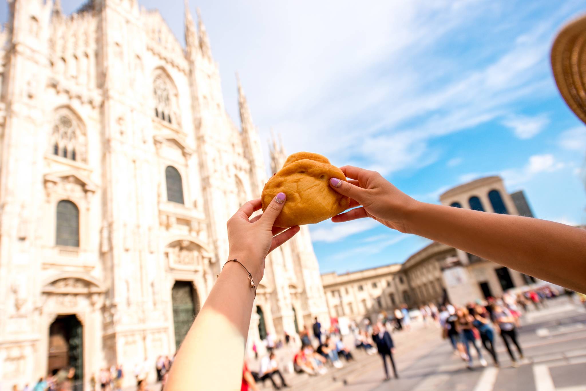 panzerotto luini duomo milano