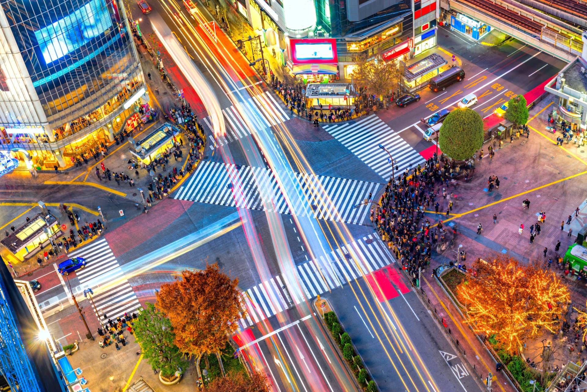 incrocio strada tokyo