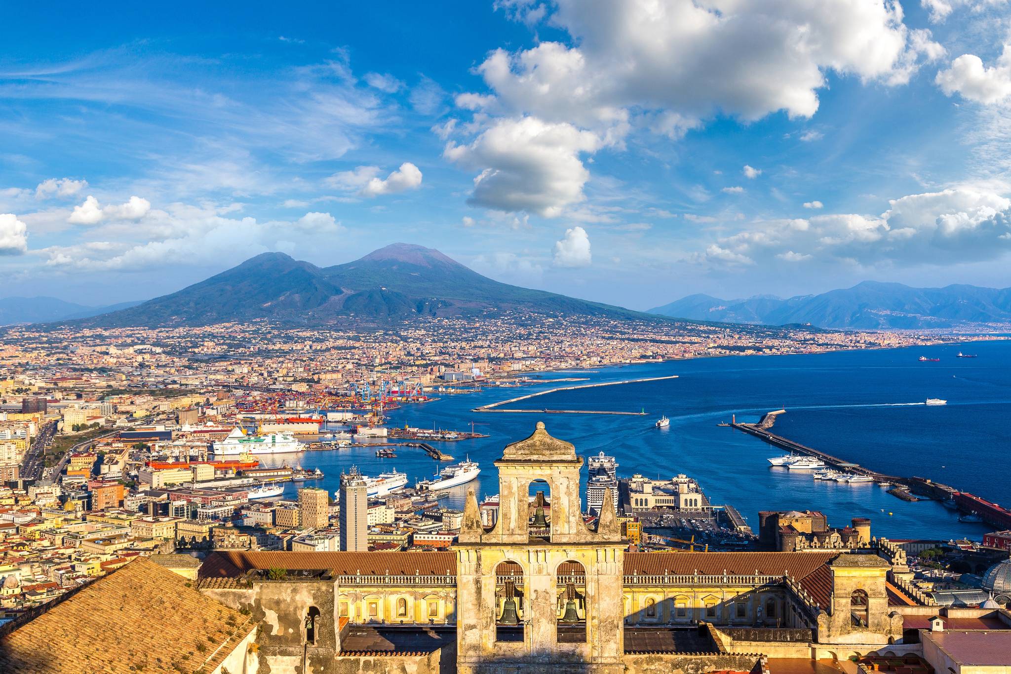 vista panoramica su napoli