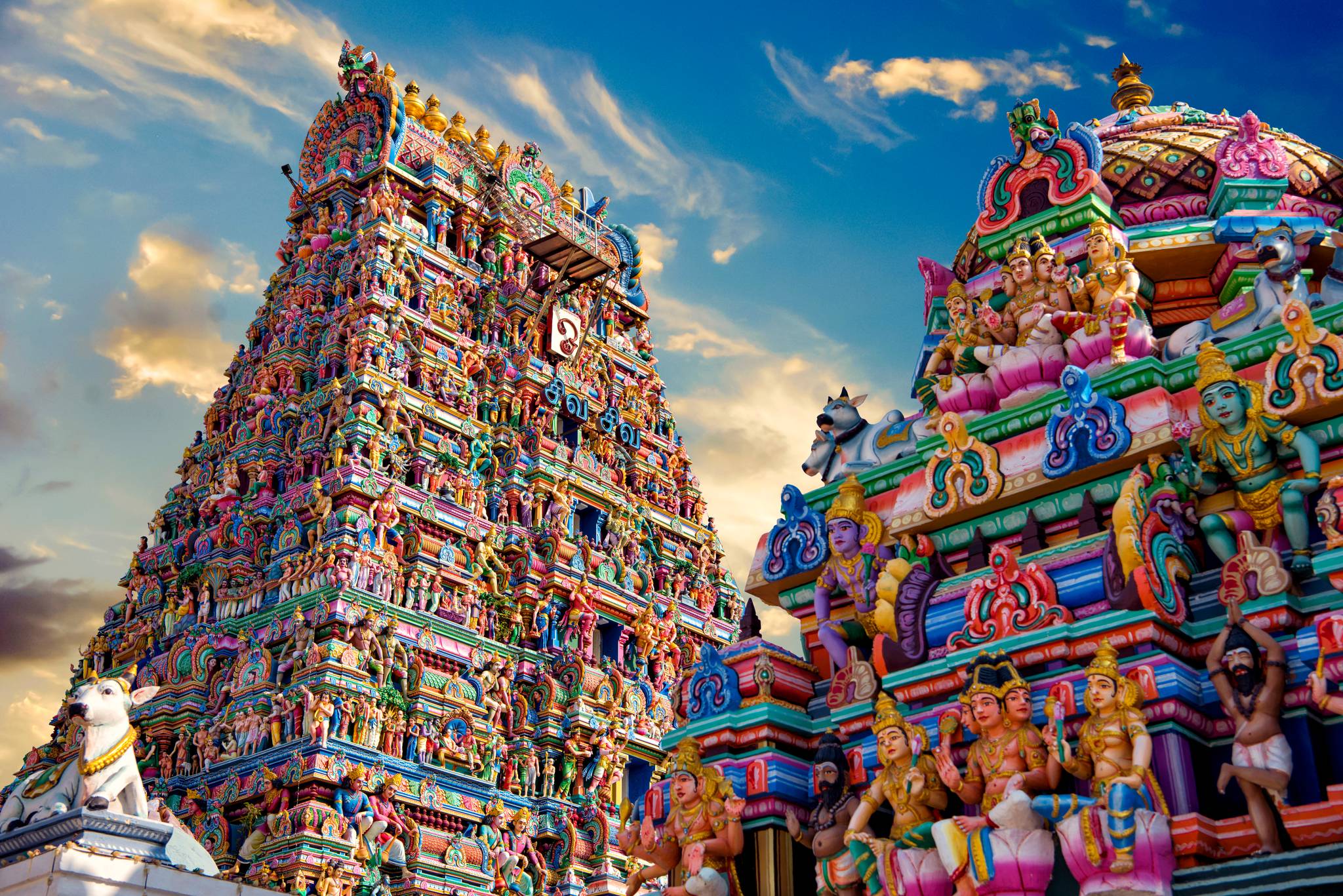 colorful religious buildings