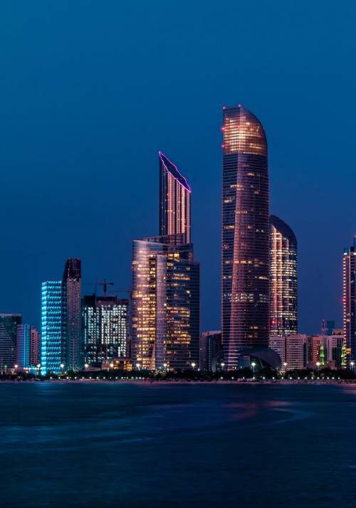 grattacieli di notte