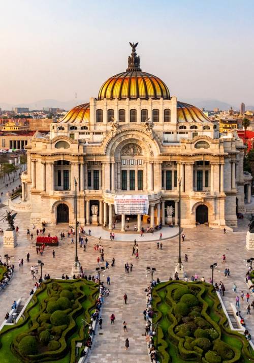 veduta citta del messico