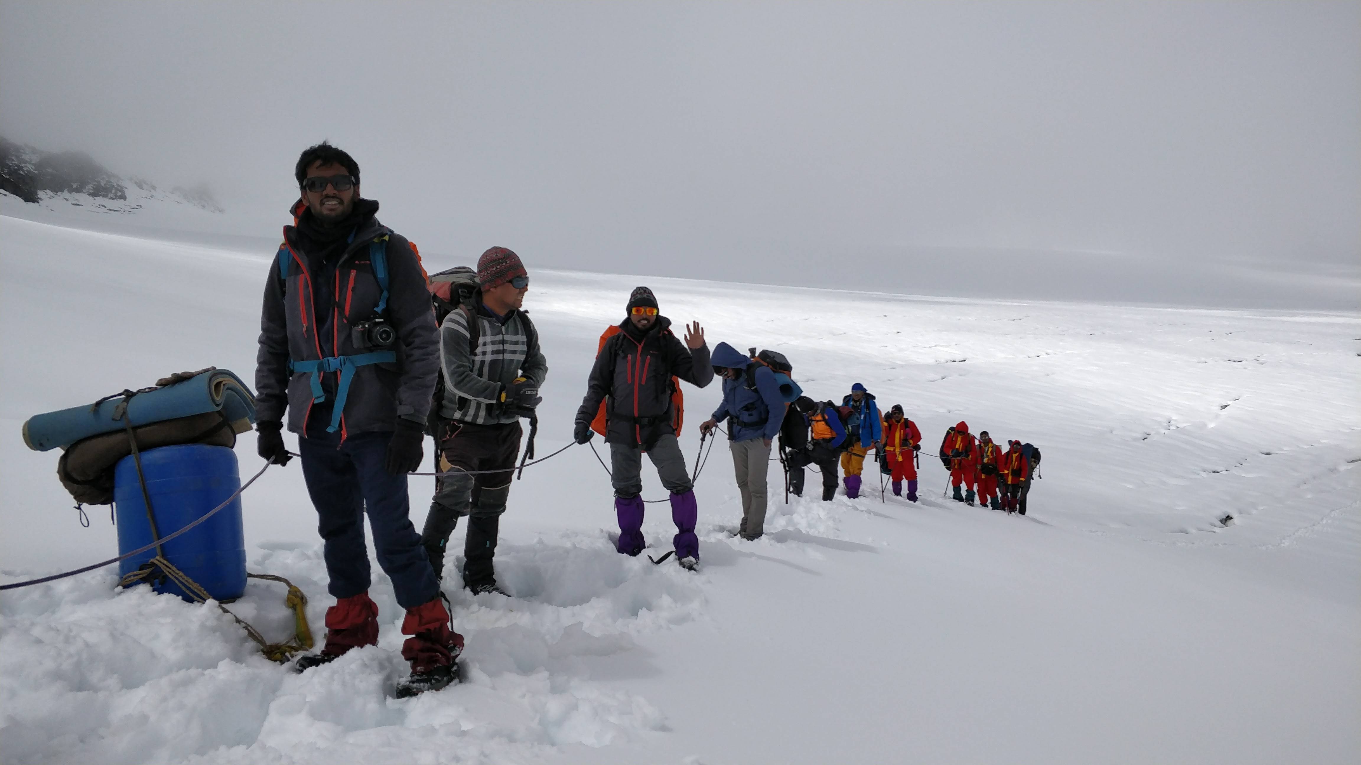 trekking sulla neve