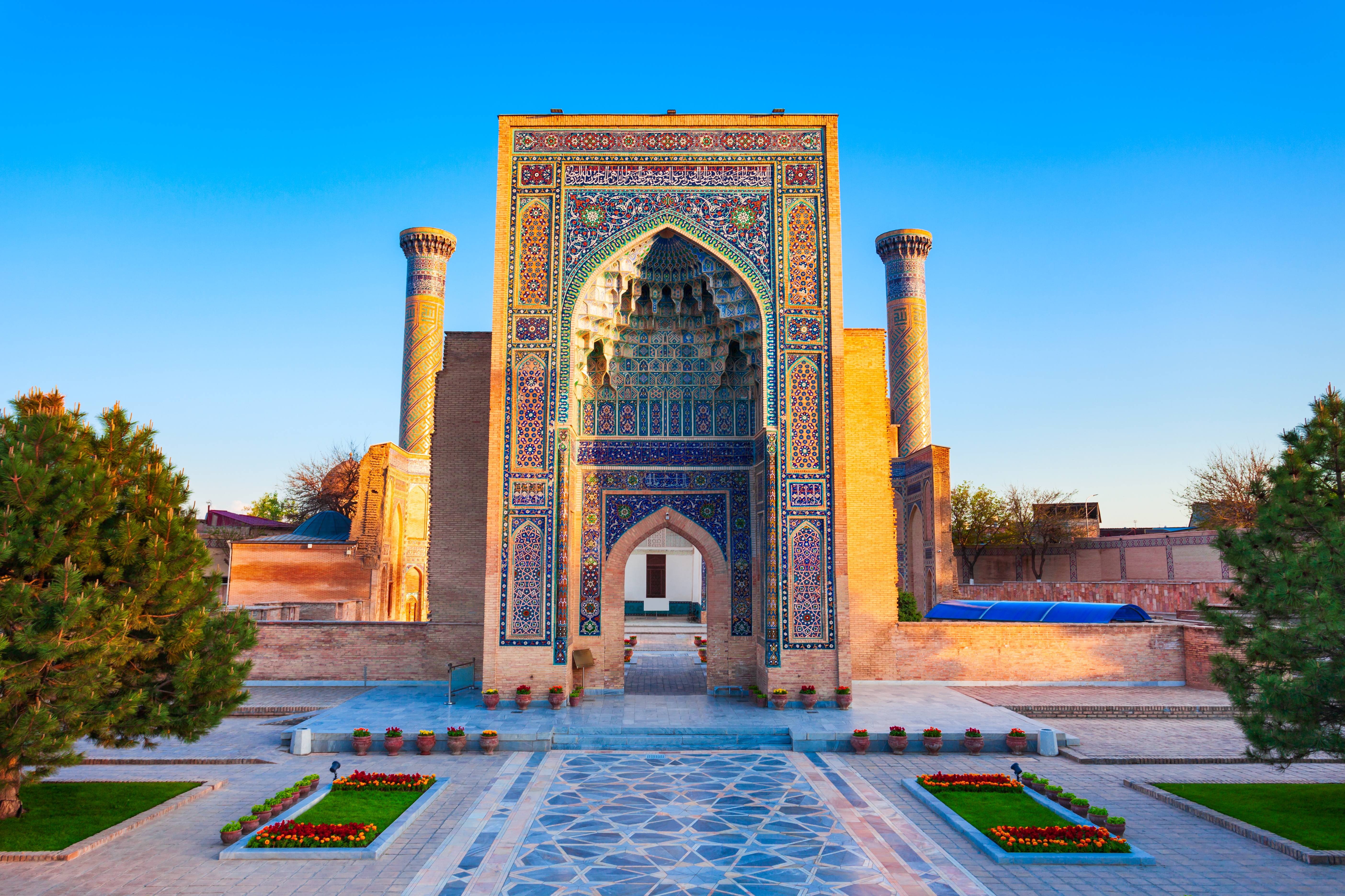 monumenti azzurri uzbekistan