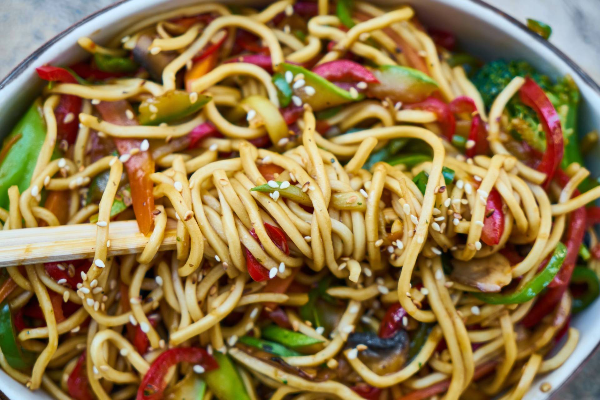 noodles thailandesi vegani