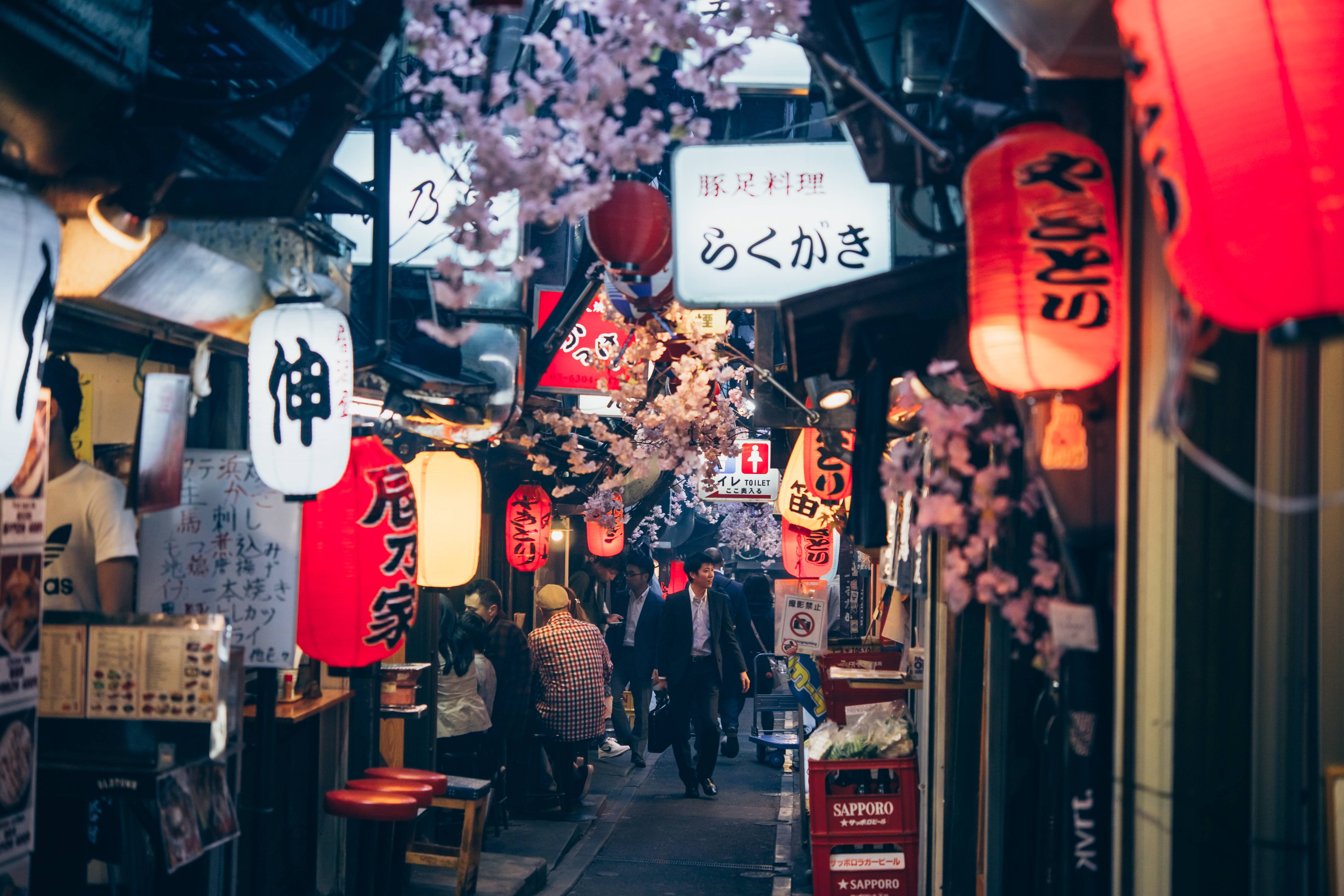 strade tradizionali giapponesi
