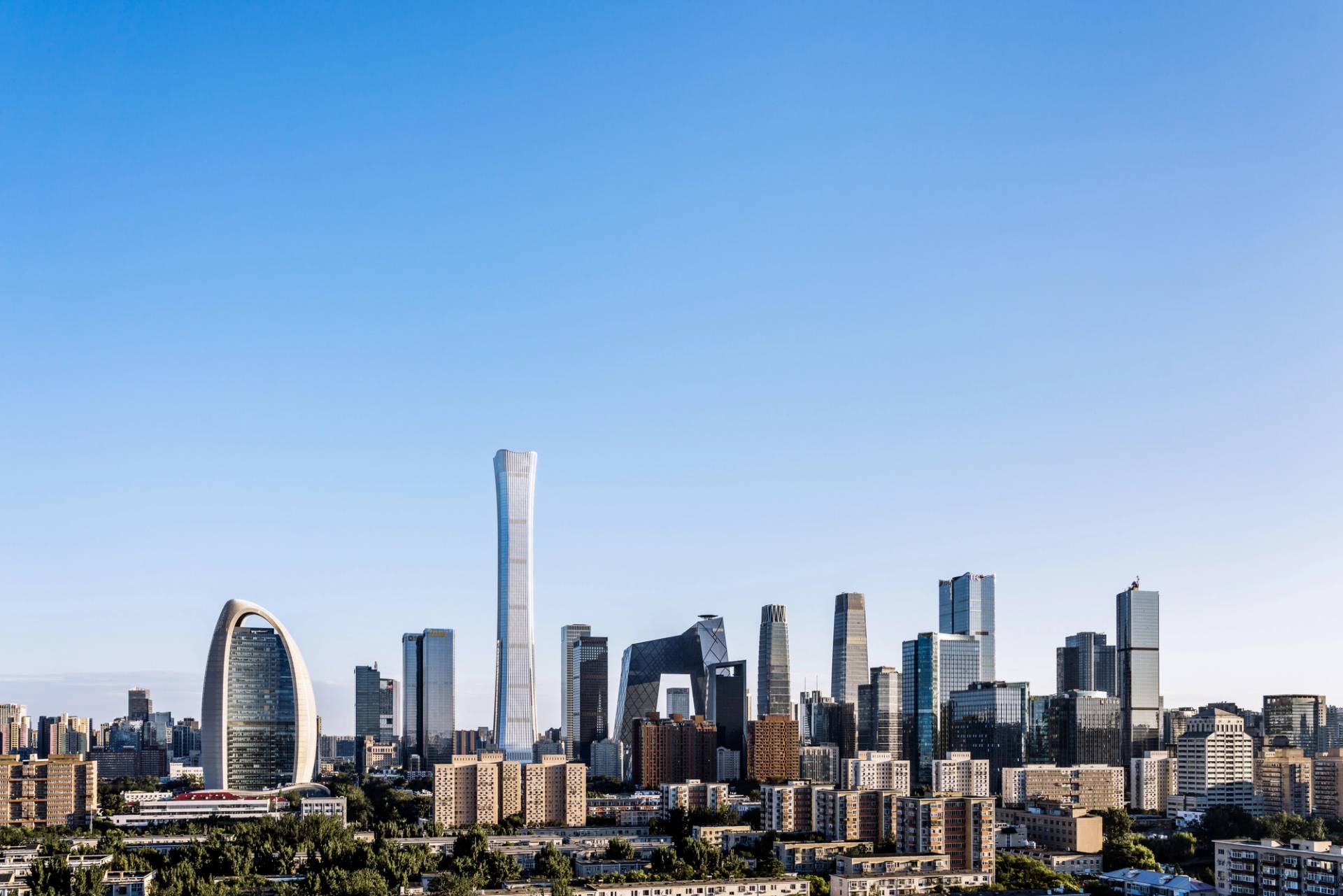 skyline di pechino