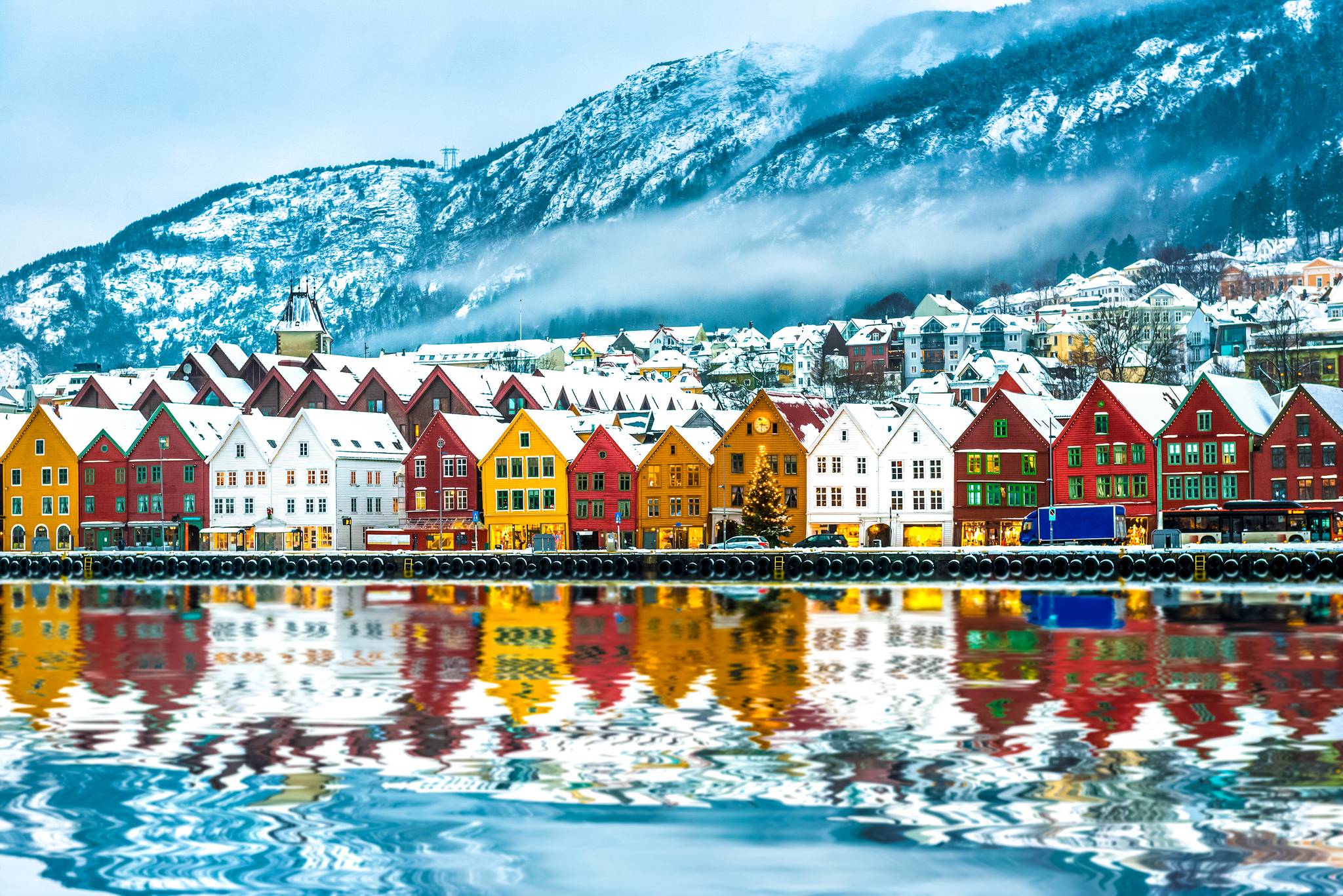 case colorate bergen norvegia