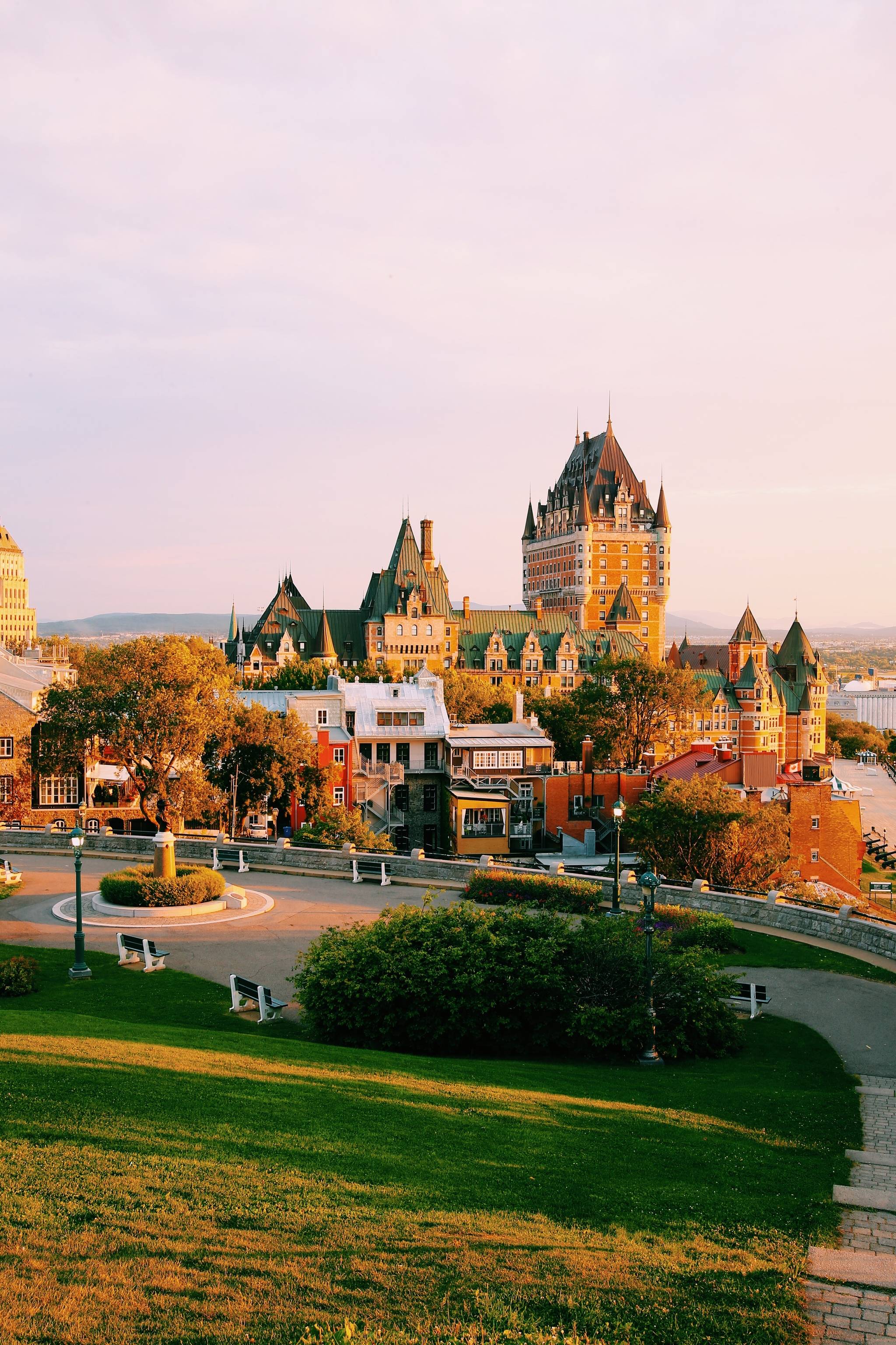 tramonto in quebec