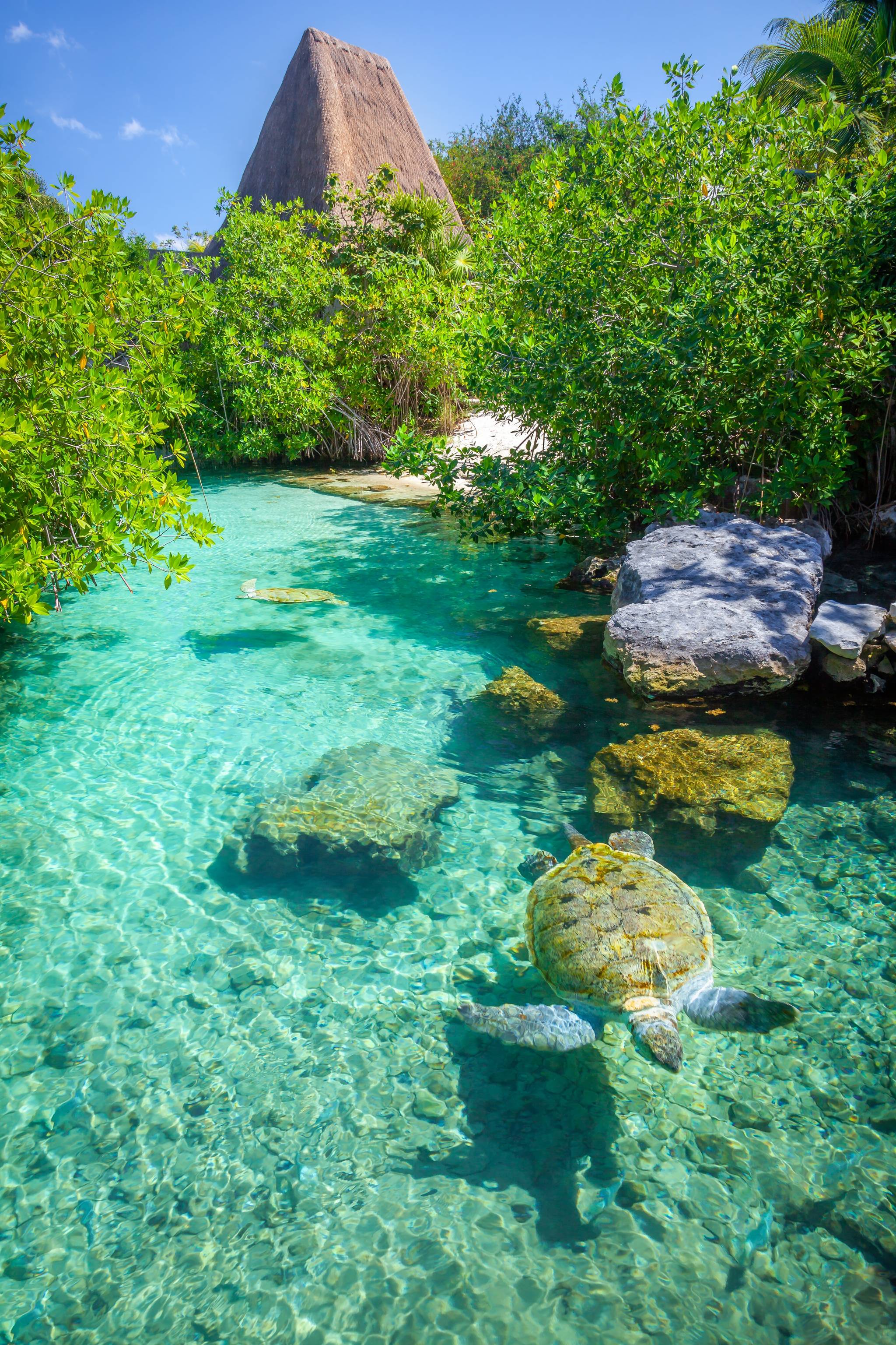 rovine maya e spiaggia