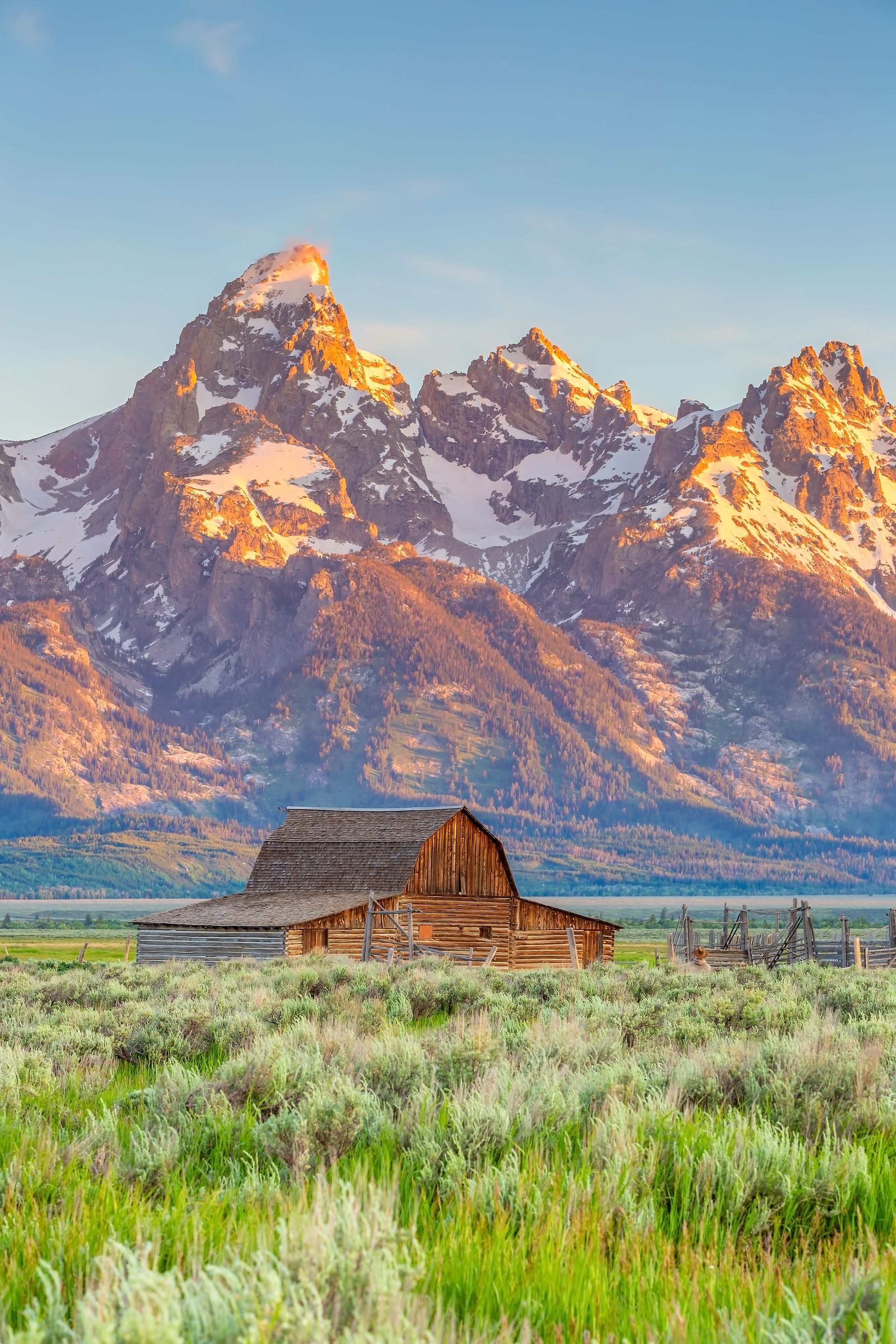 montagna del gran teton in usa