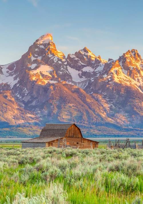 montagna del gran teton in usa