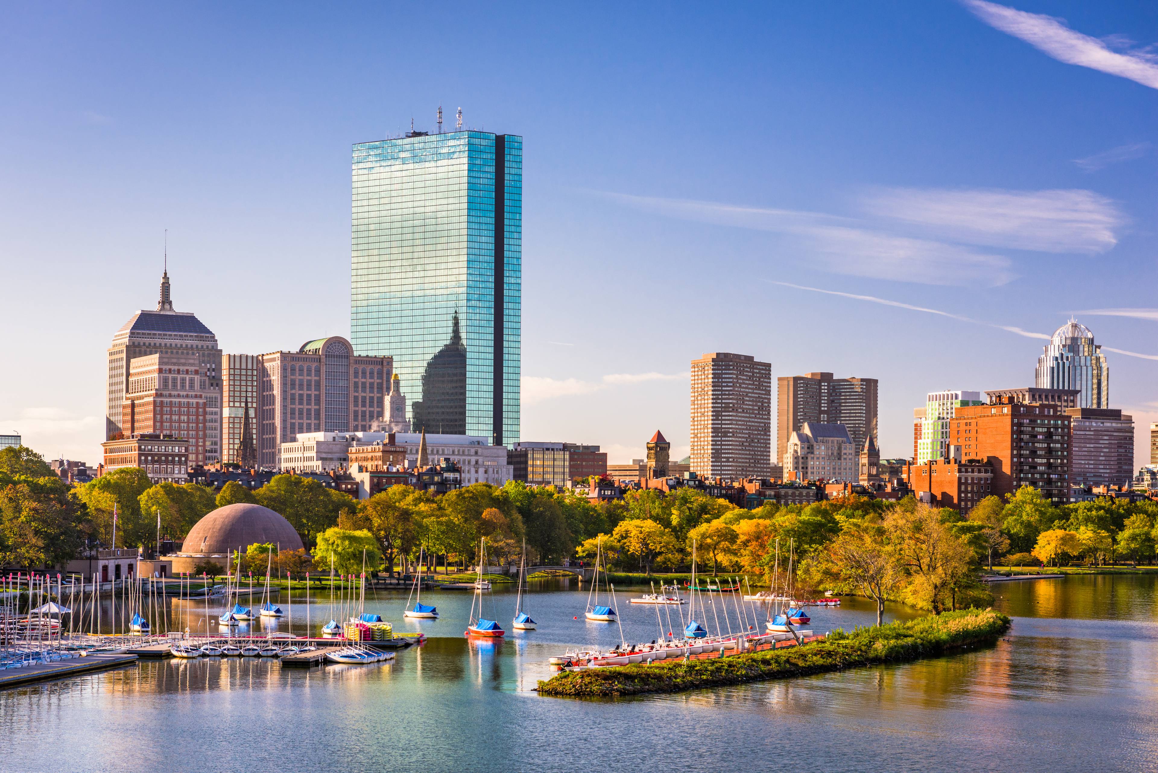 panorama di boston