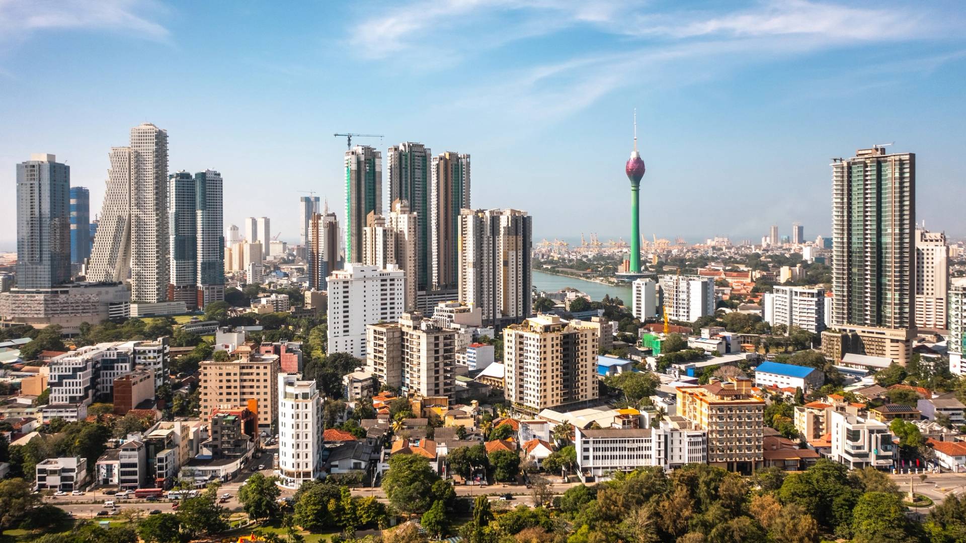 Colombo city skyline