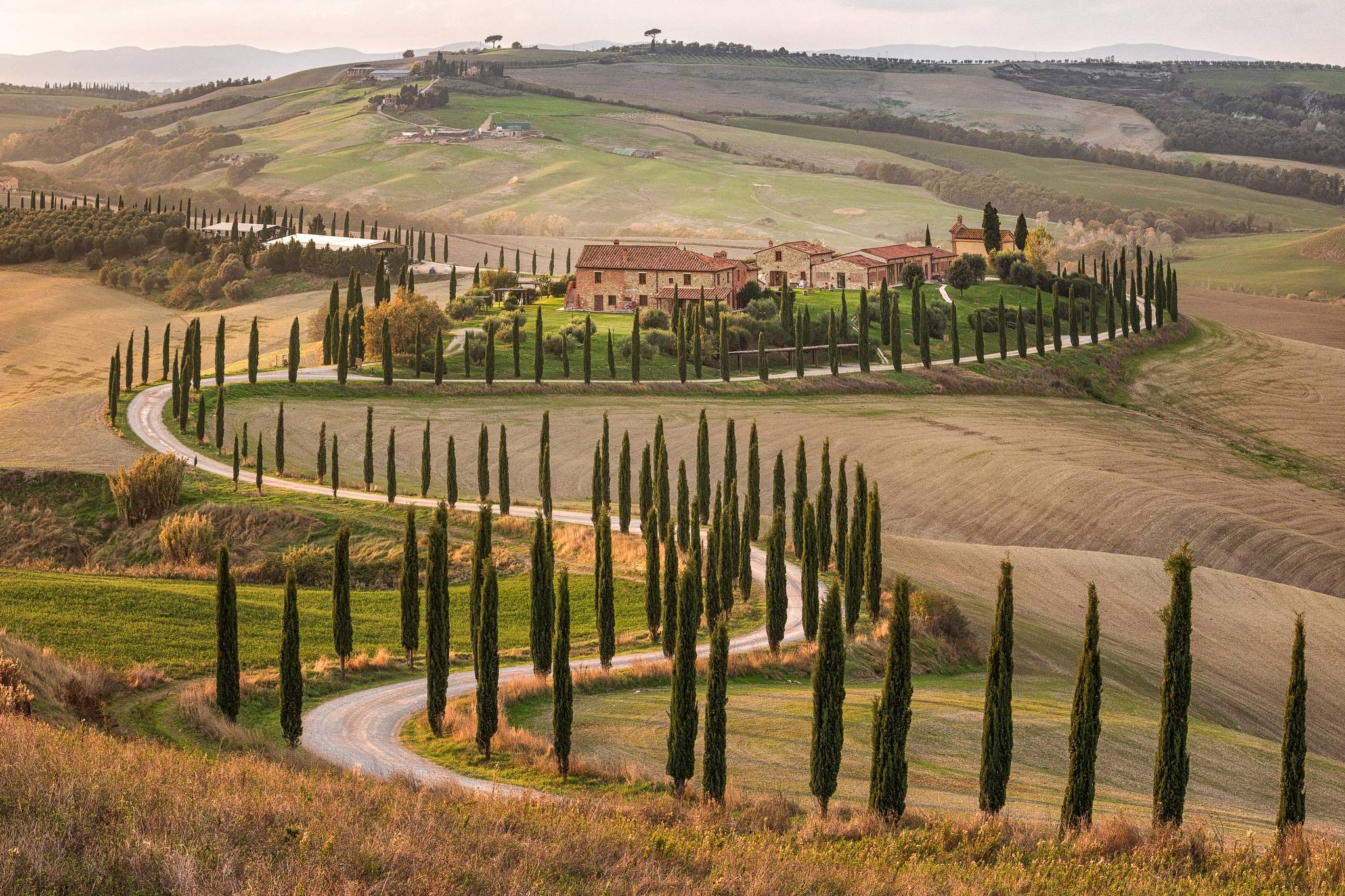 campi della val d orcia in provincia di siena in toscana