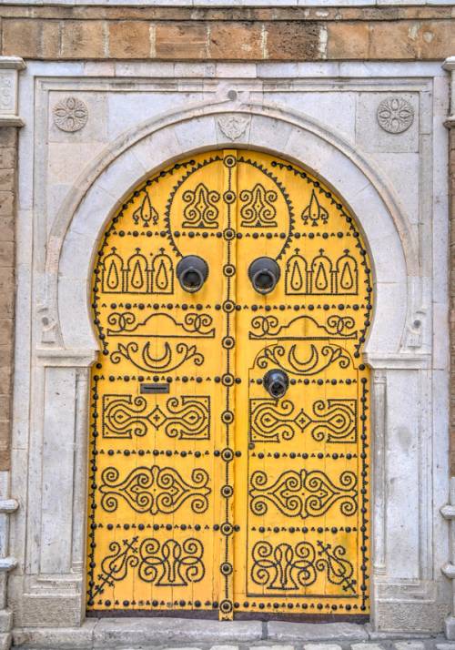 porta dorata