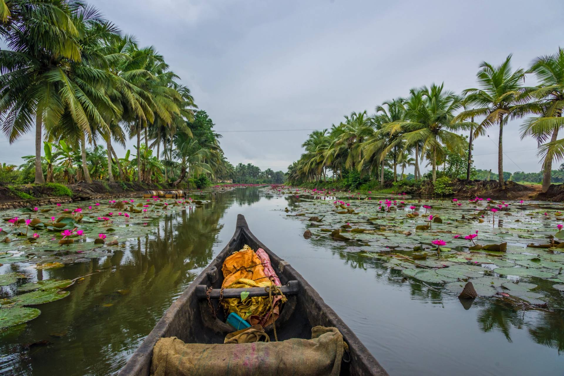 boat on river