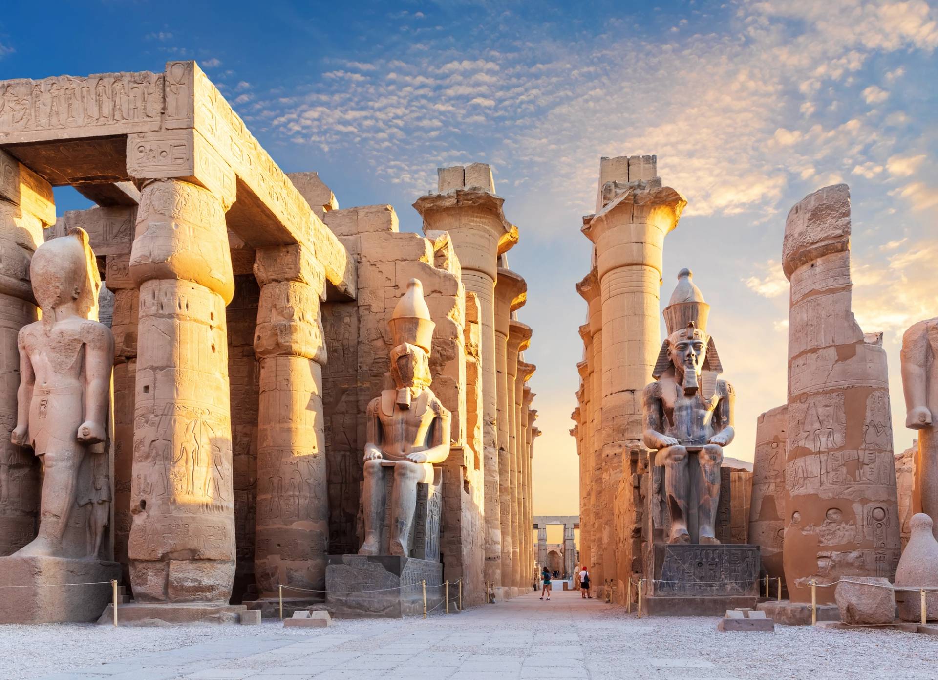 archaeological finds in the sharp light of the sun