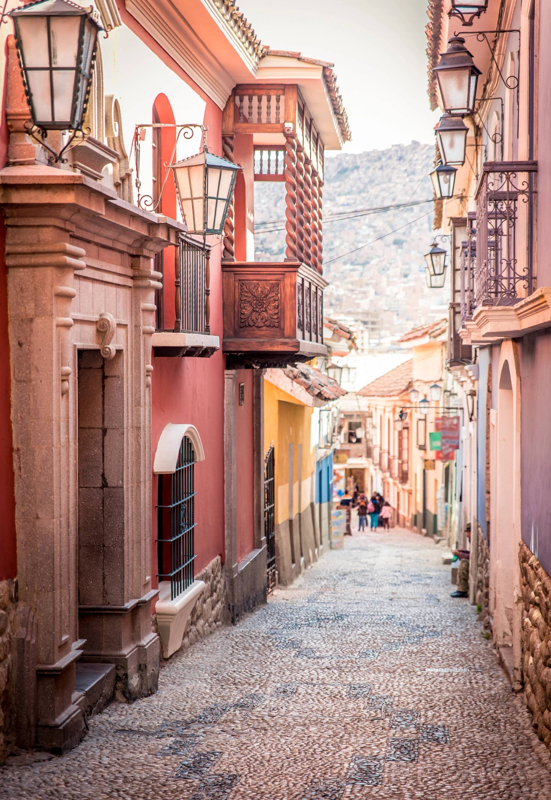 road in la paz